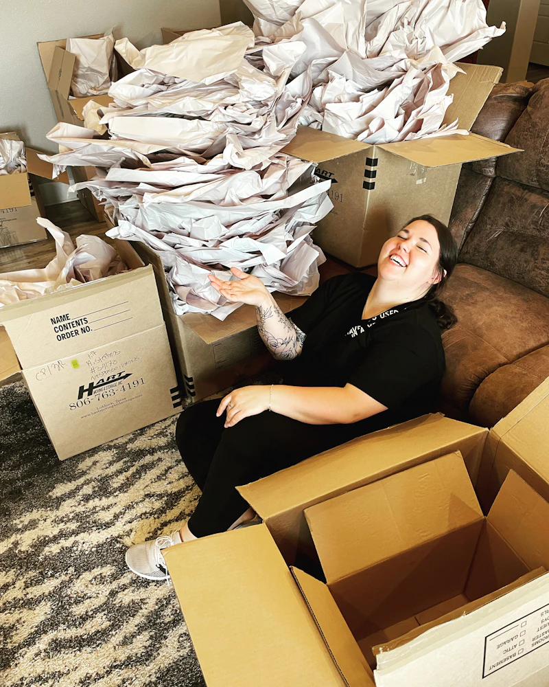 Unpacking day