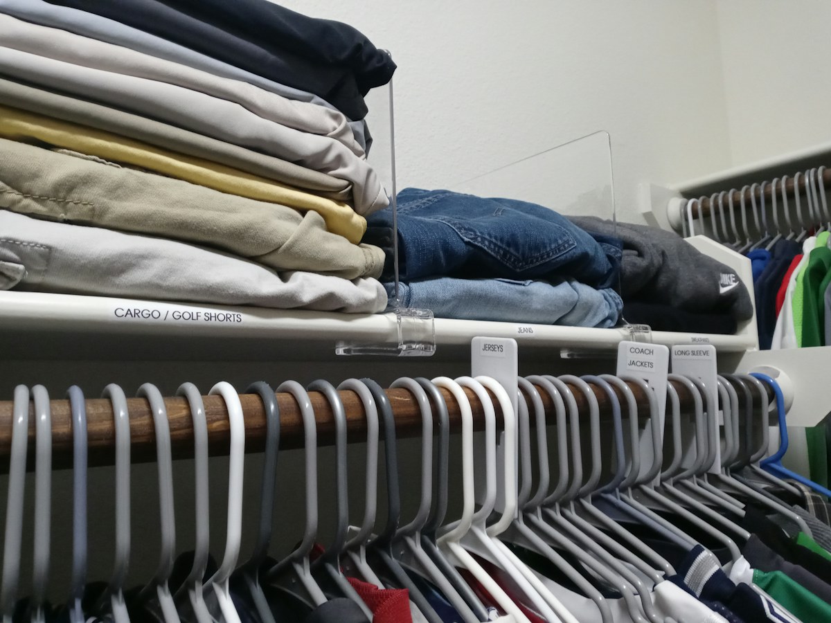 Clothes Storage for a Small Bedroom Without a Full-Size Wardrobe