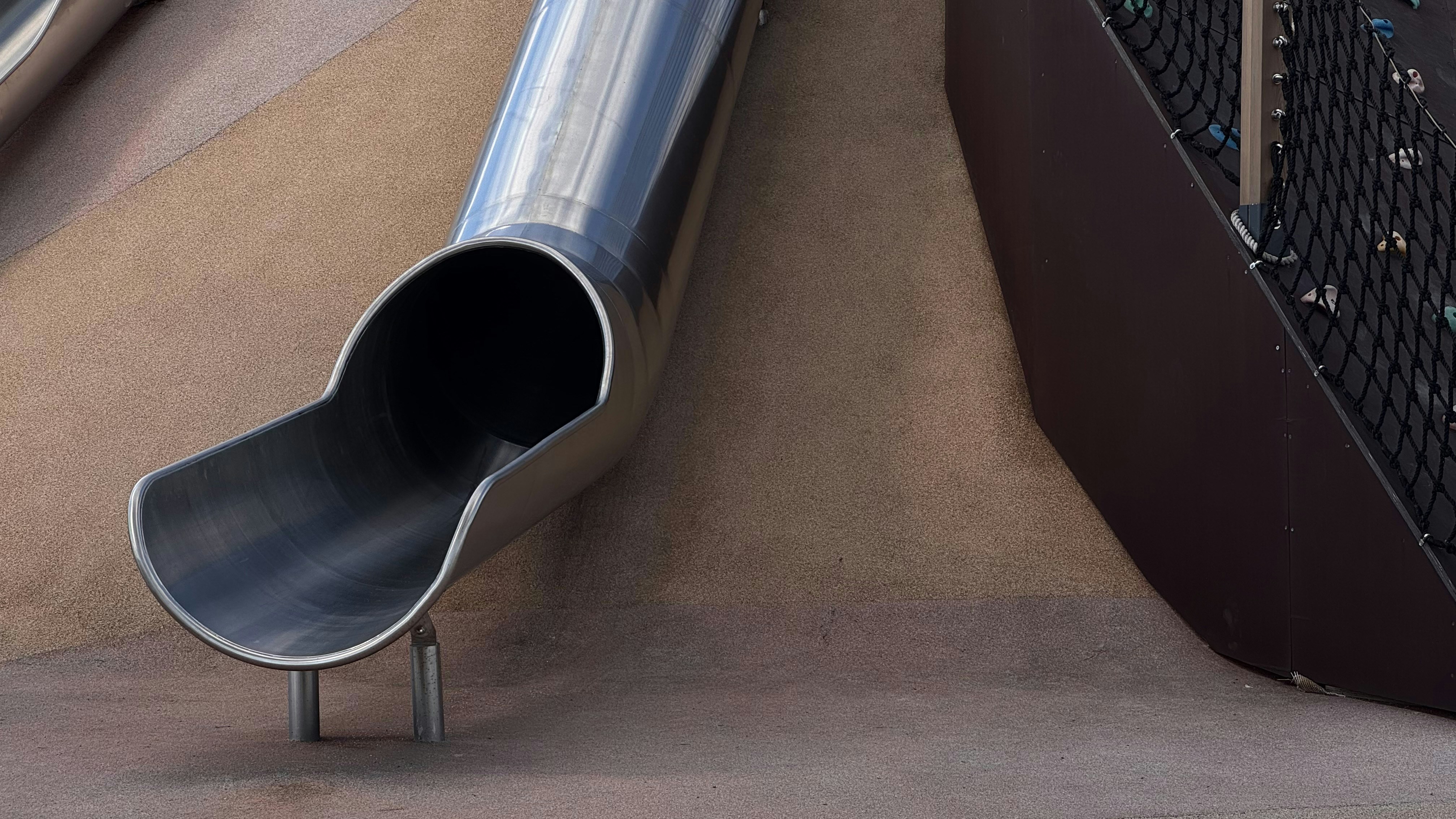 Stainless steel tube slide