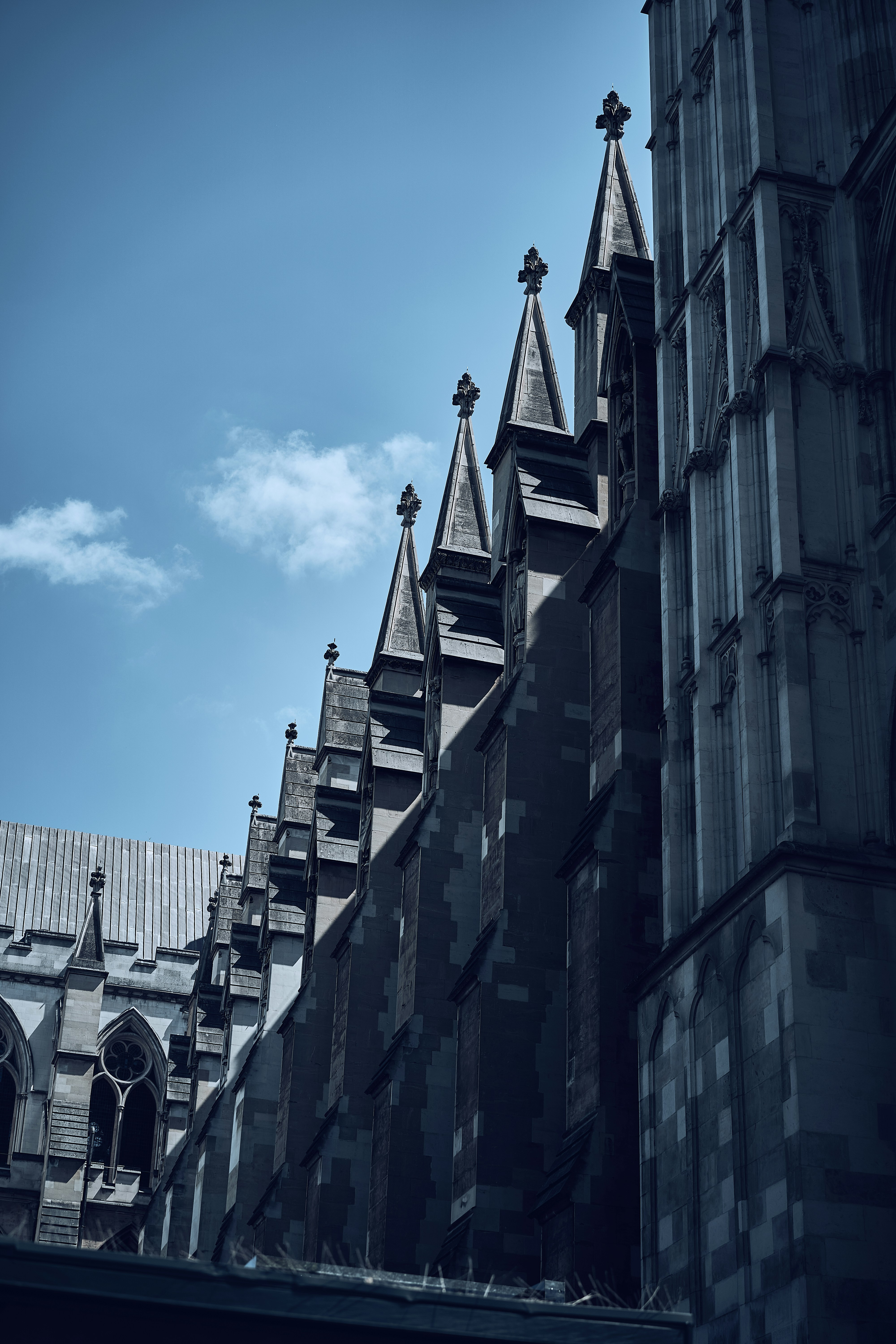 Westminster architecture in central London, England.
