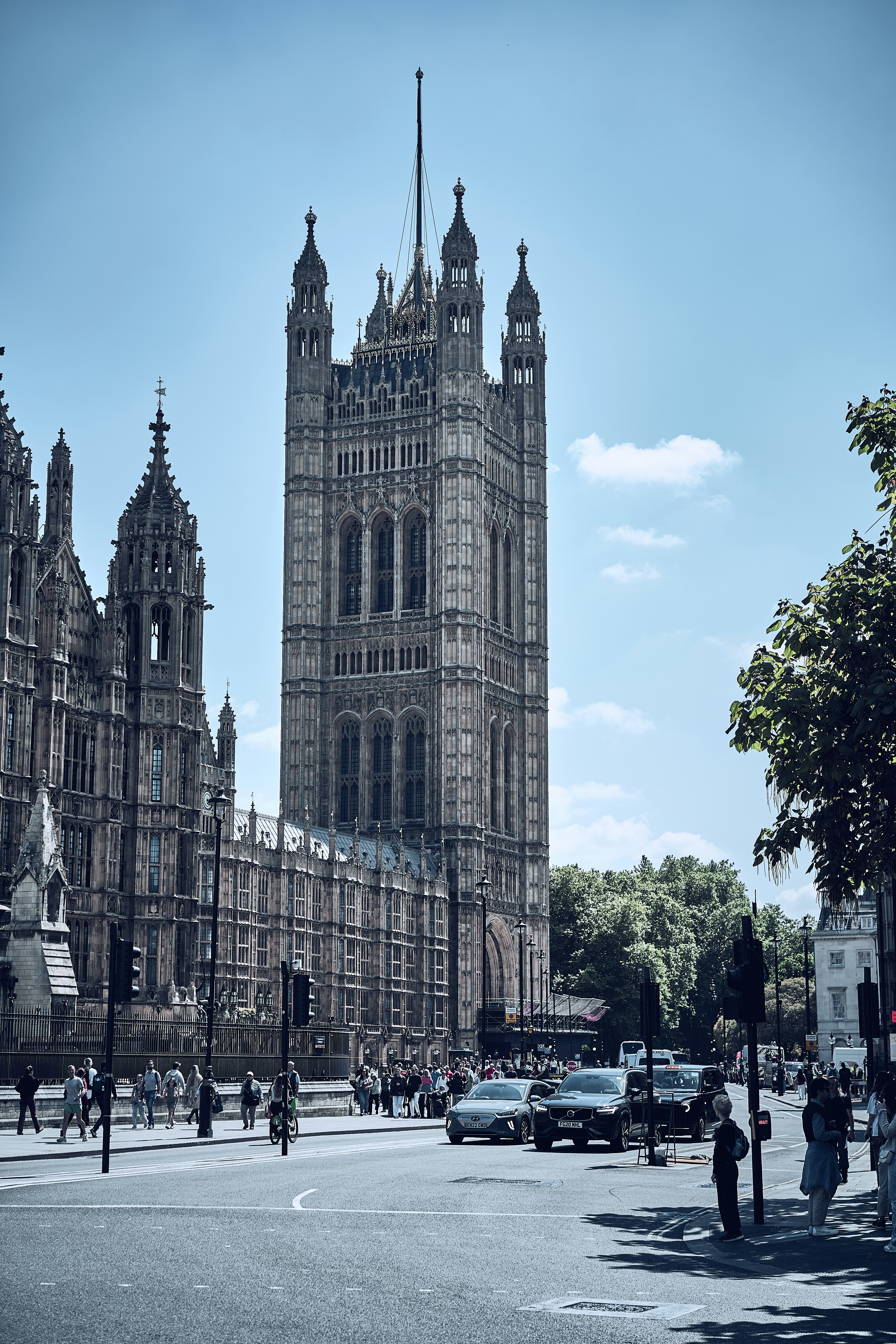 Big Ben and the Palace of Westminster in London, England.