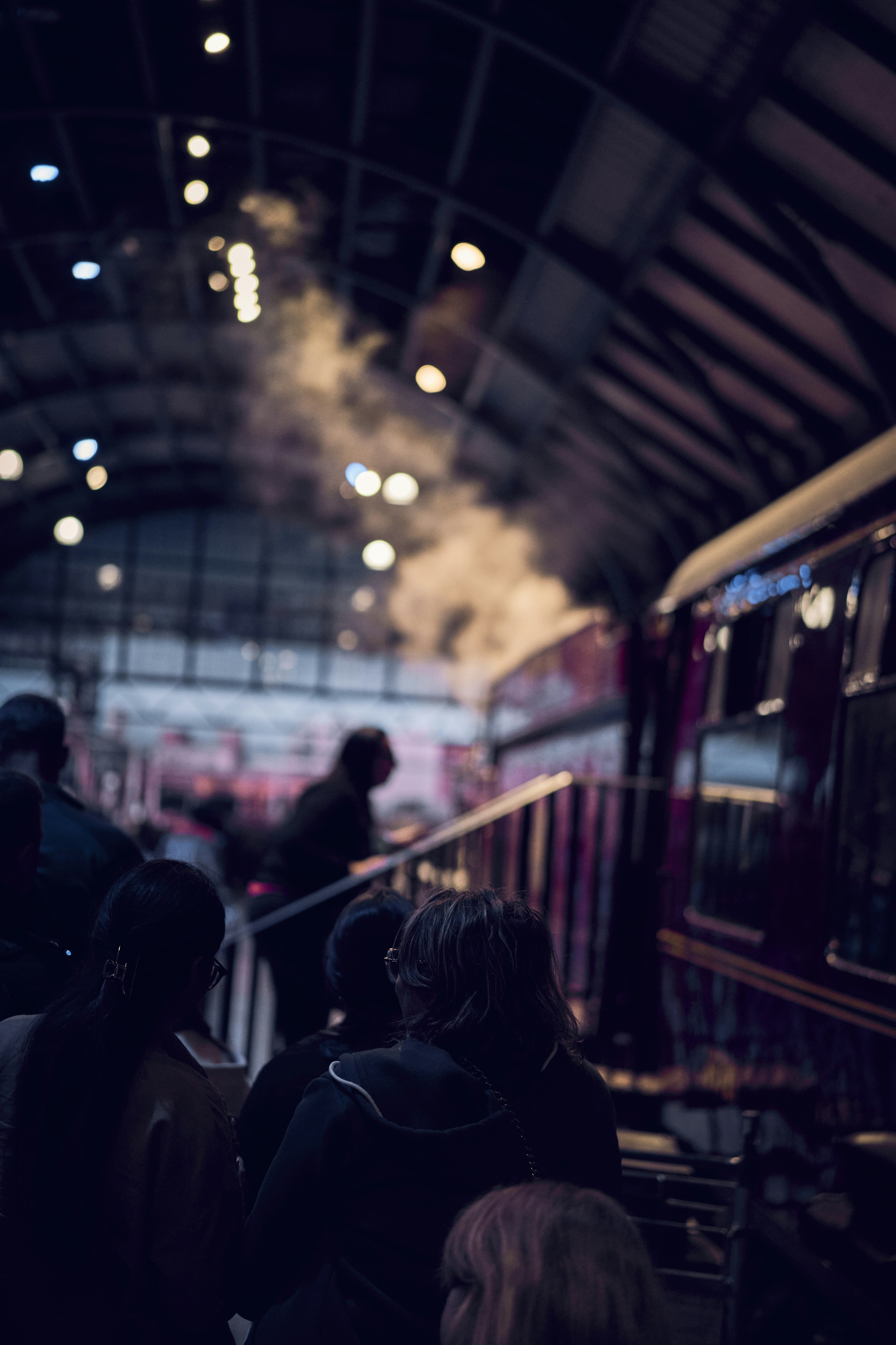 The Hogwarts Express at the Warner Bros. Studio Tour London in Leavesden.