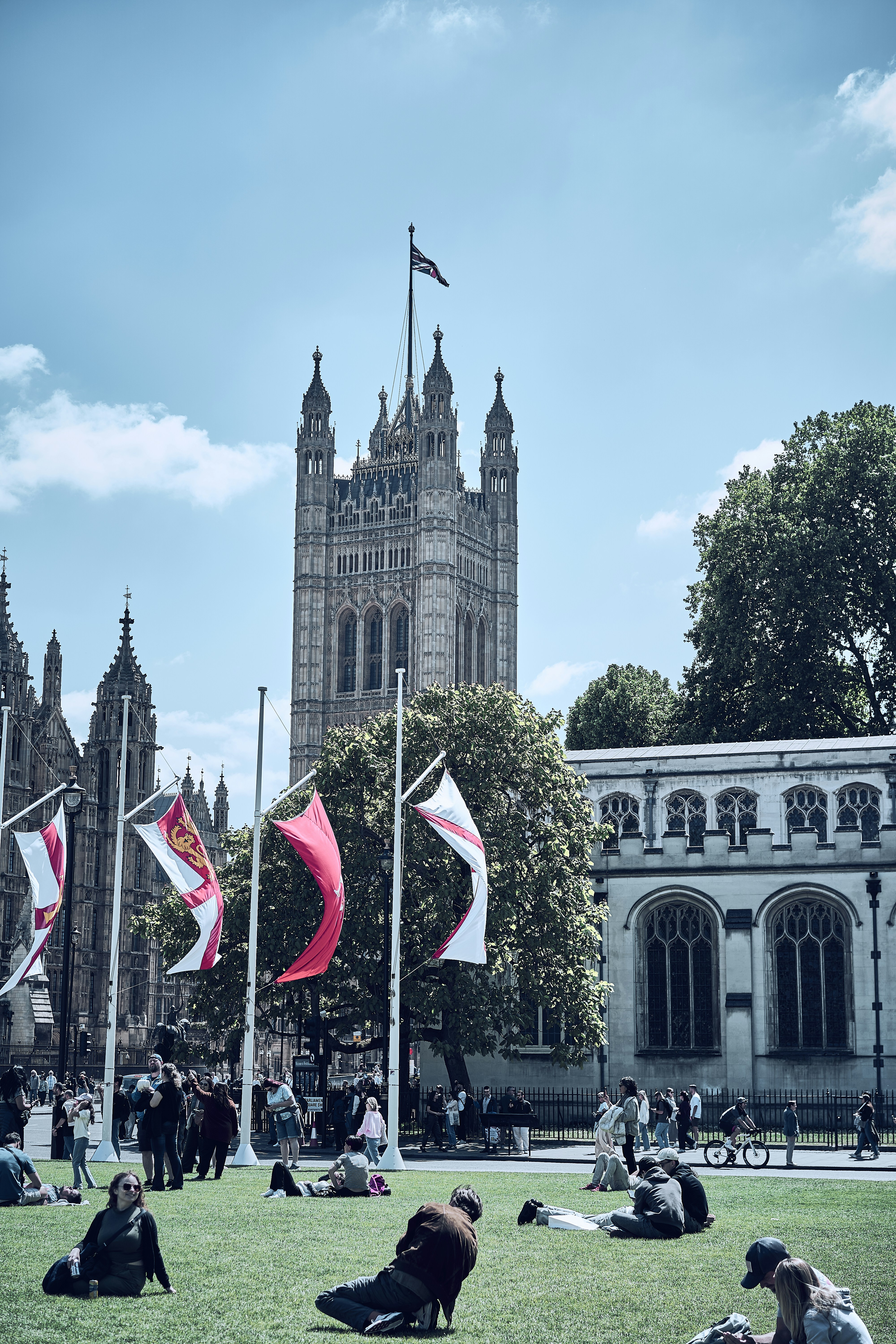 Big Ben and the Palace of Westminster in London, England.