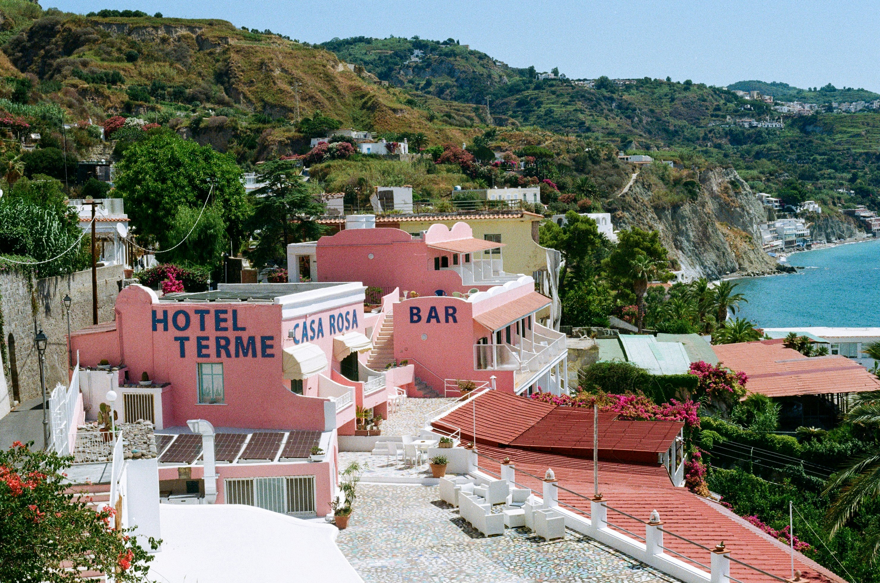 coastal hotel terrace