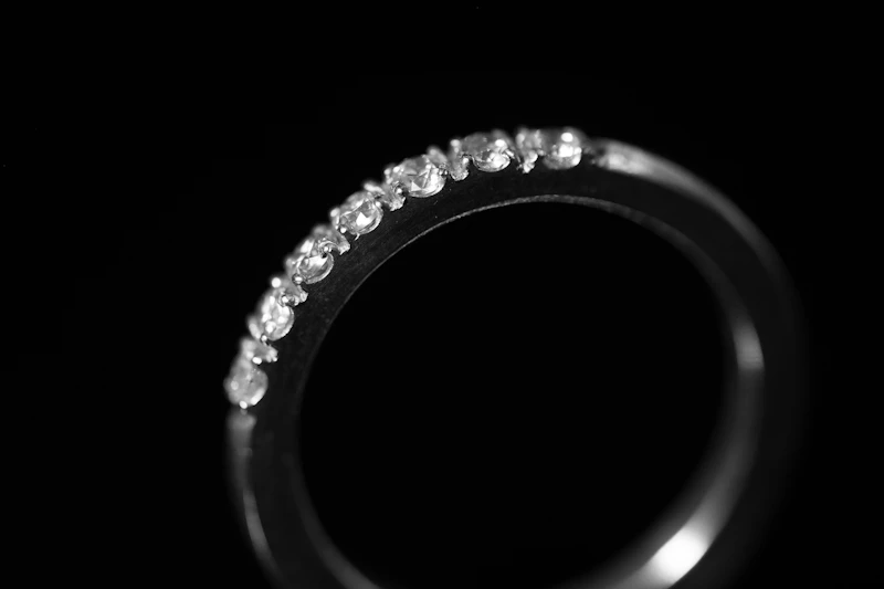 Iced Cushion Cut Diamond Ring