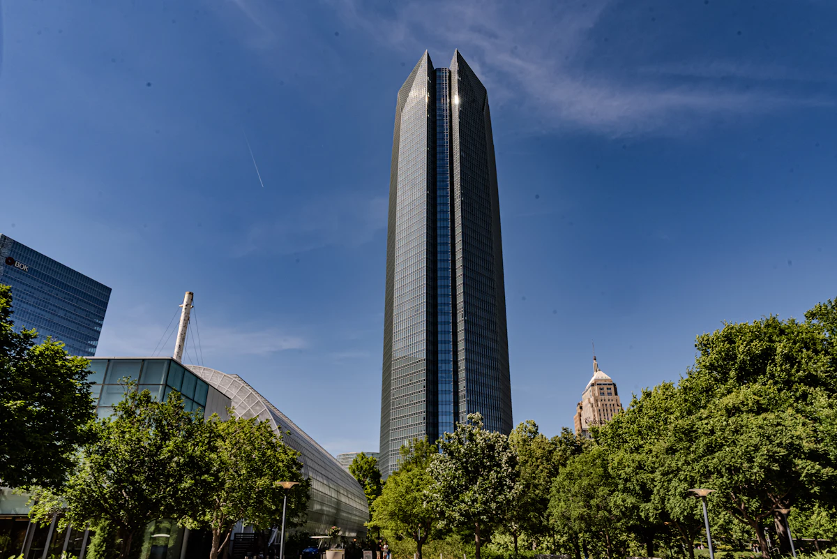 Devon Tower above downtown Oklahoma City