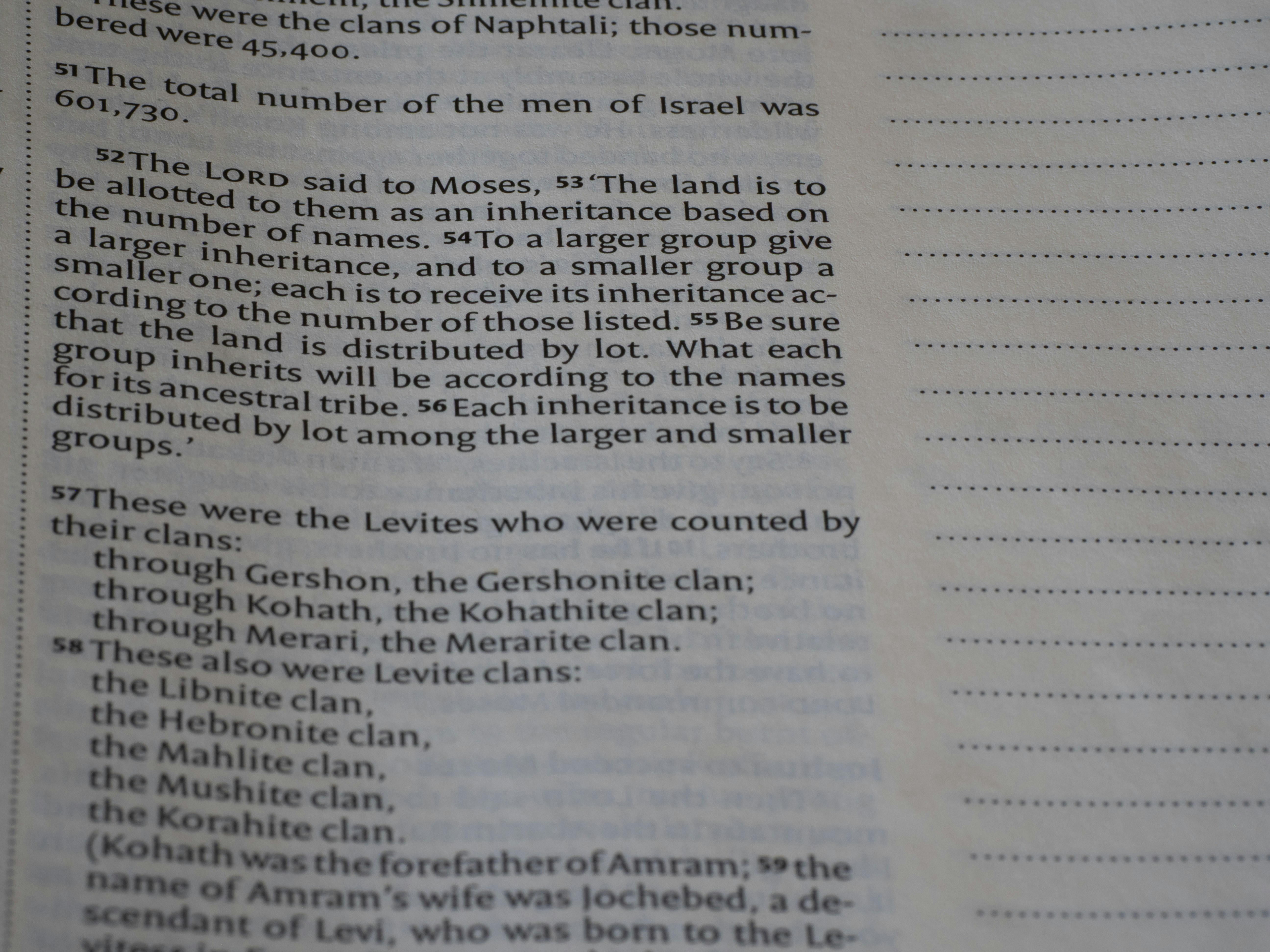 A page of printed text from a book with numbered verses