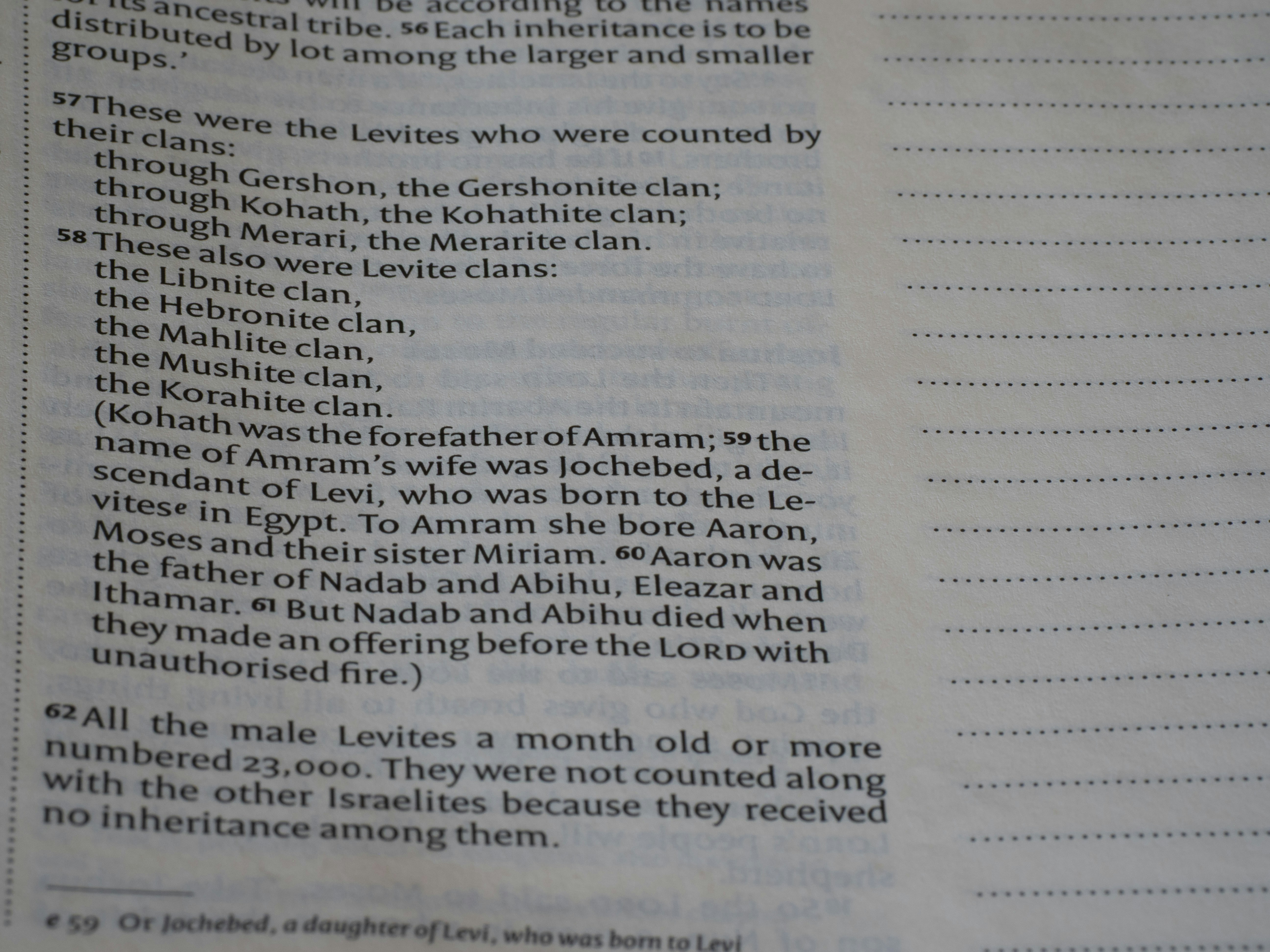 A page of printed text from a book with numbered verses
