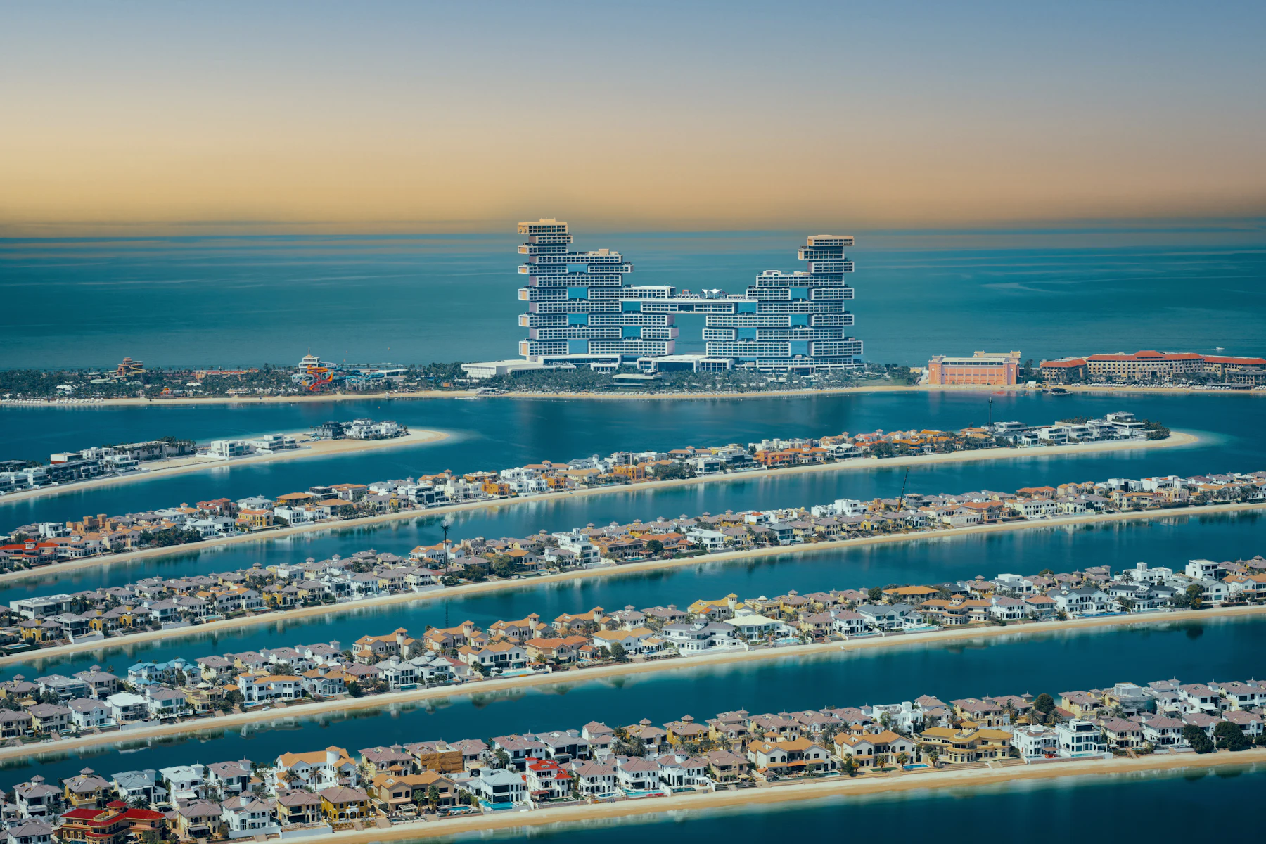 Palm Jumeirah from the air