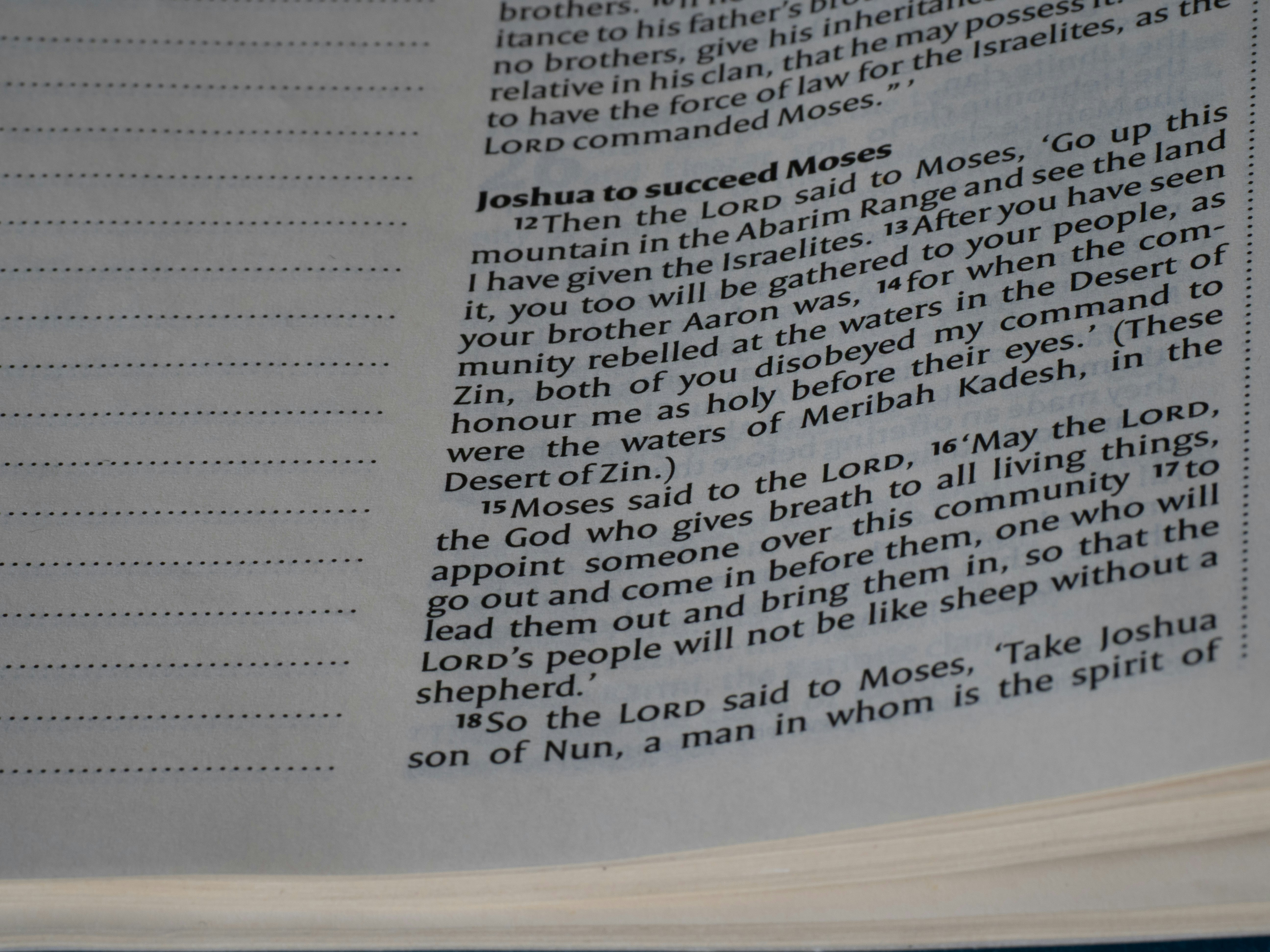 A close-up of printed text from a religious book page