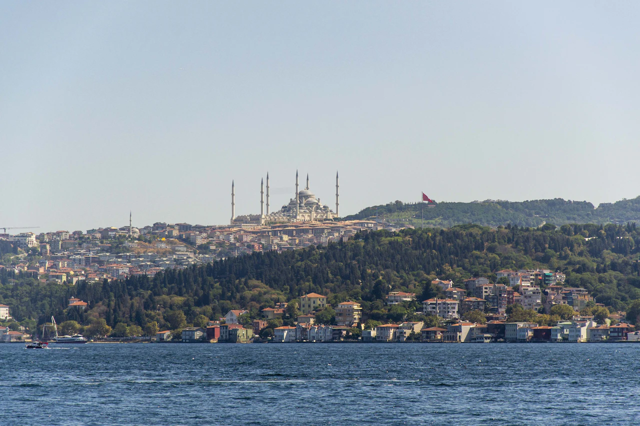 Çamlıca Mosque overlooking the Bosphorus