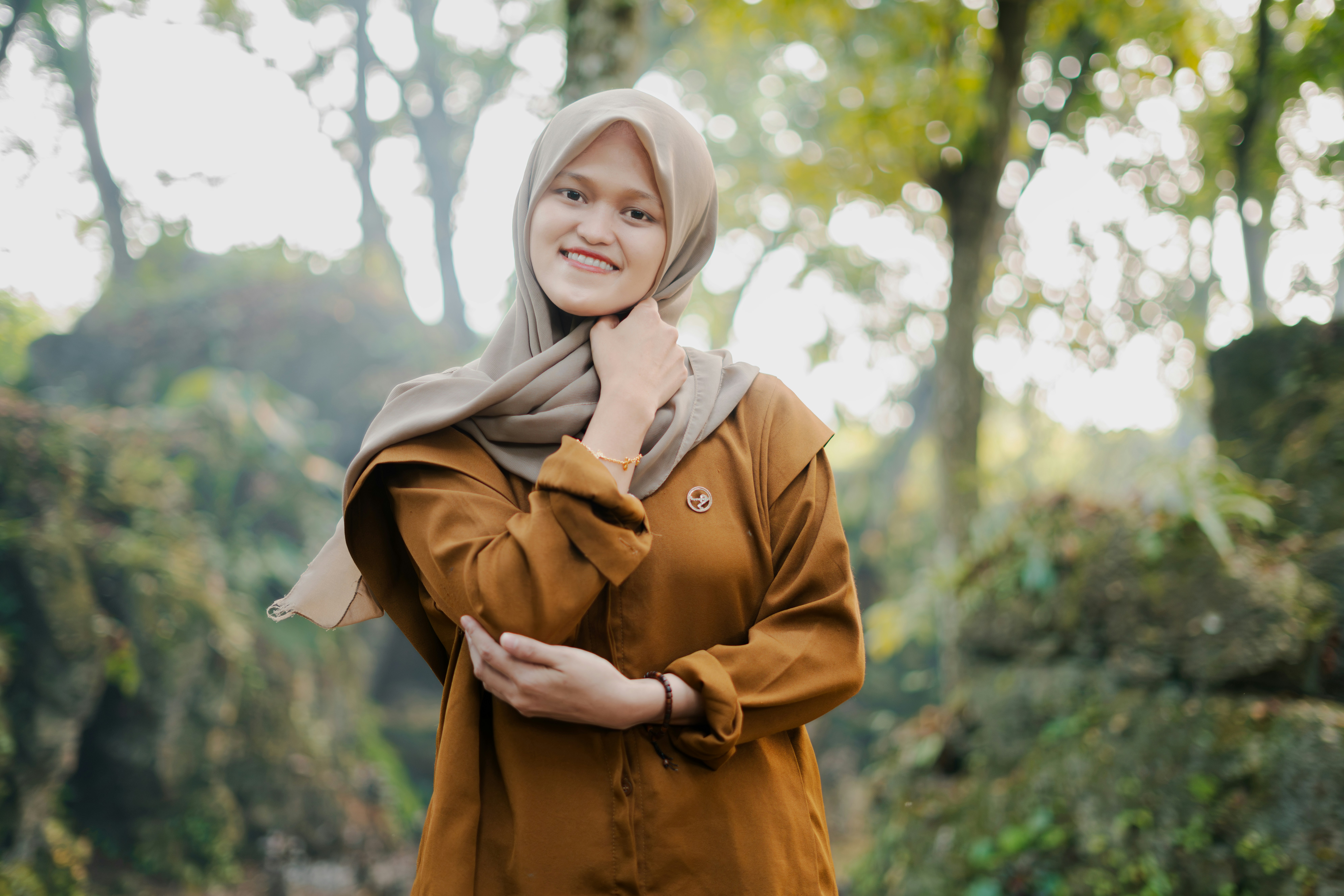 Rok Plisket Diantha, tampak samping