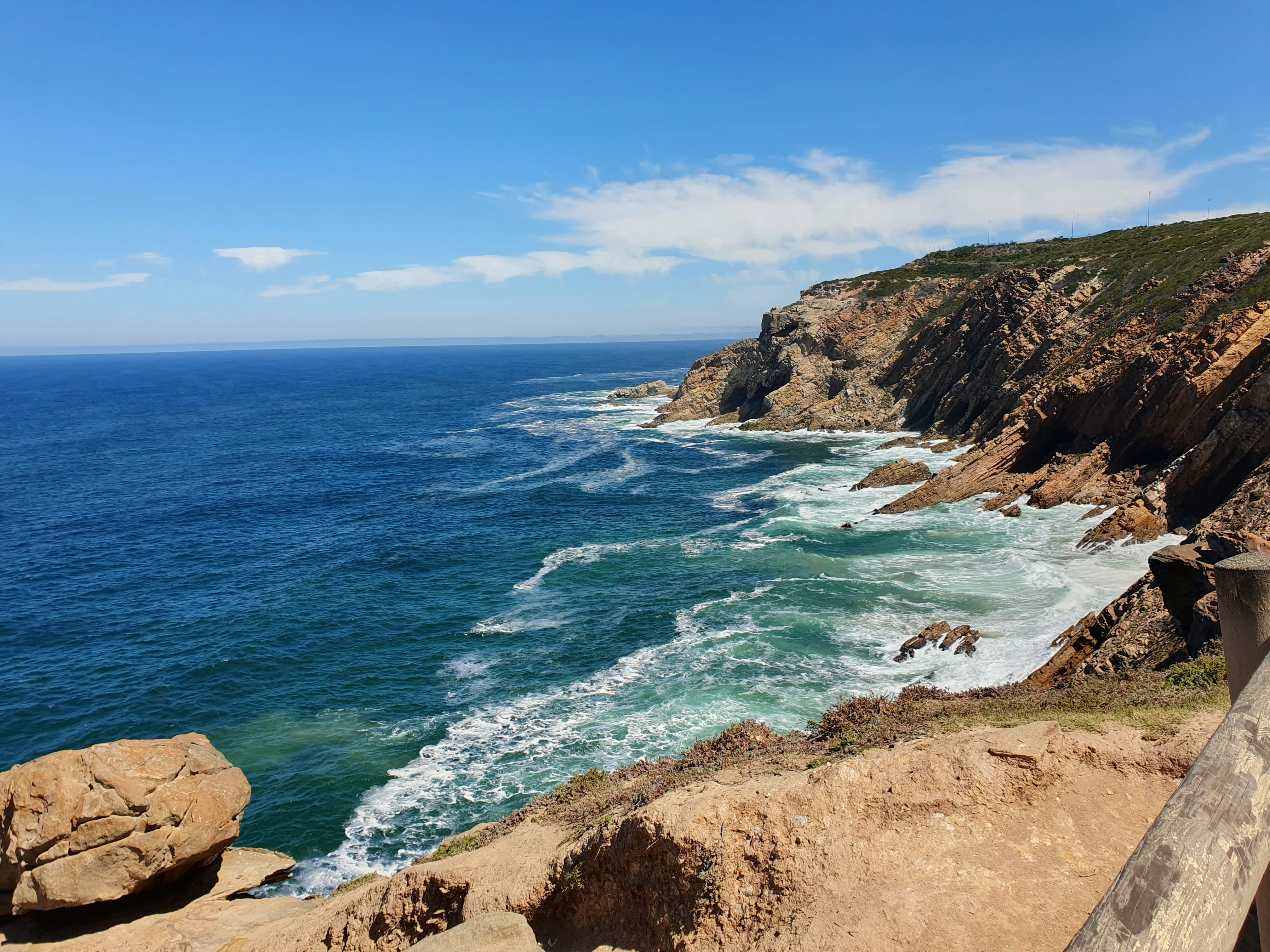 Coastal navigation equipment and charts showing South African waters