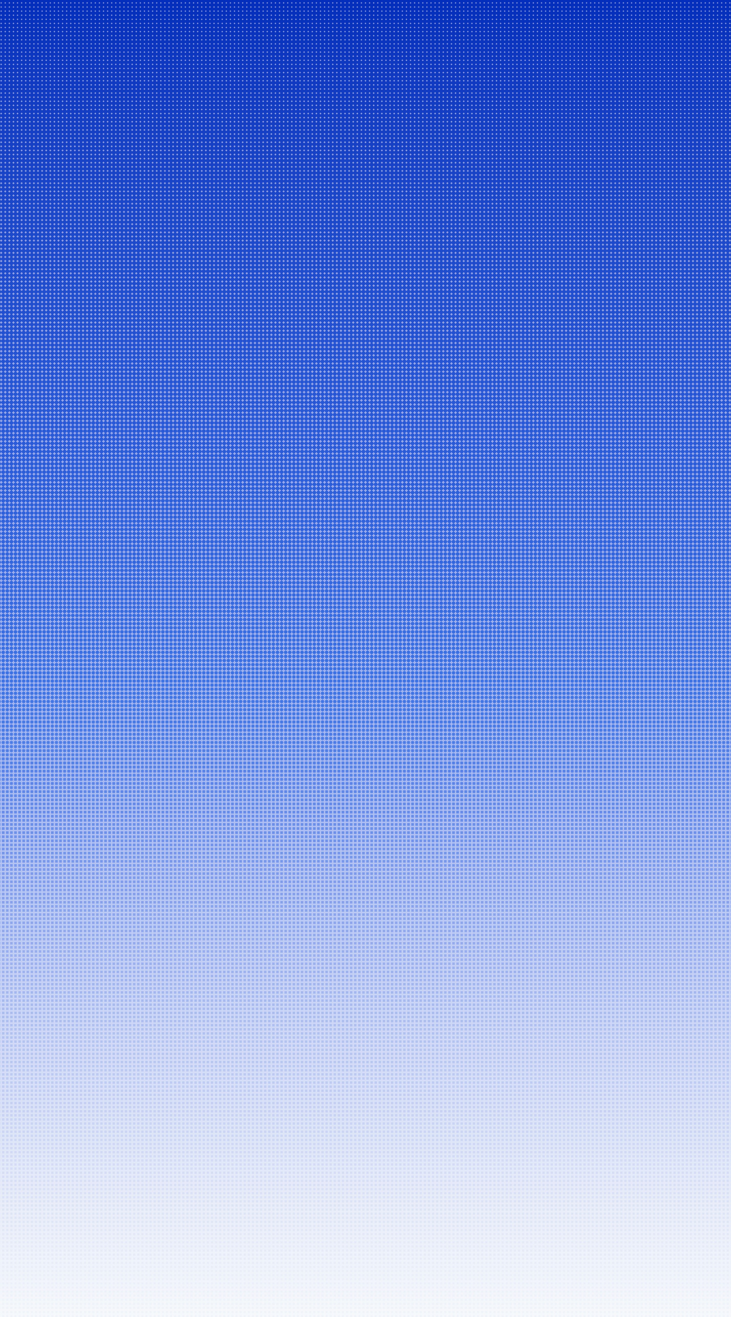 A smooth gradient shifting from deep blue to white