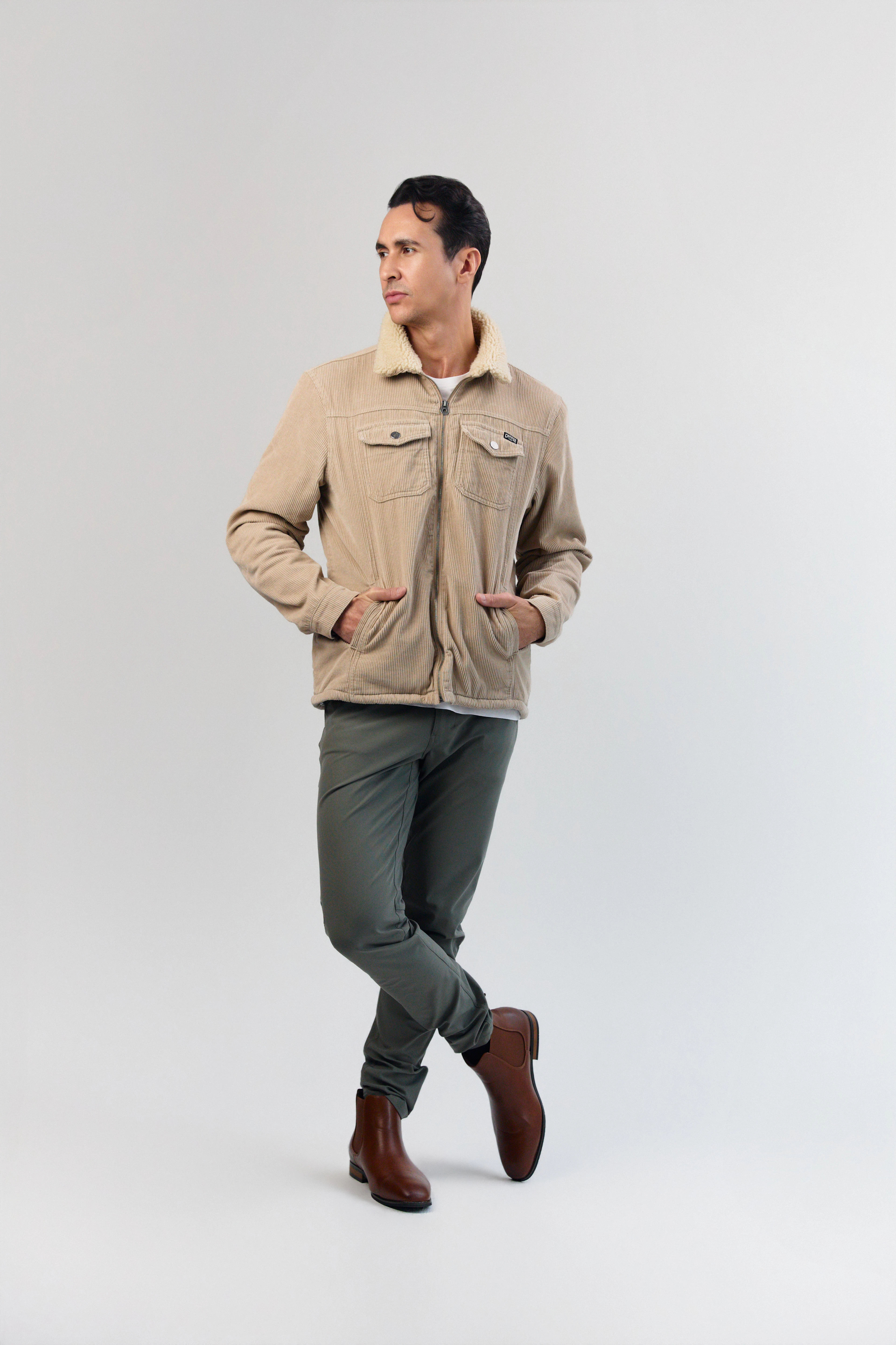 Corduroy Sherpa Jacket