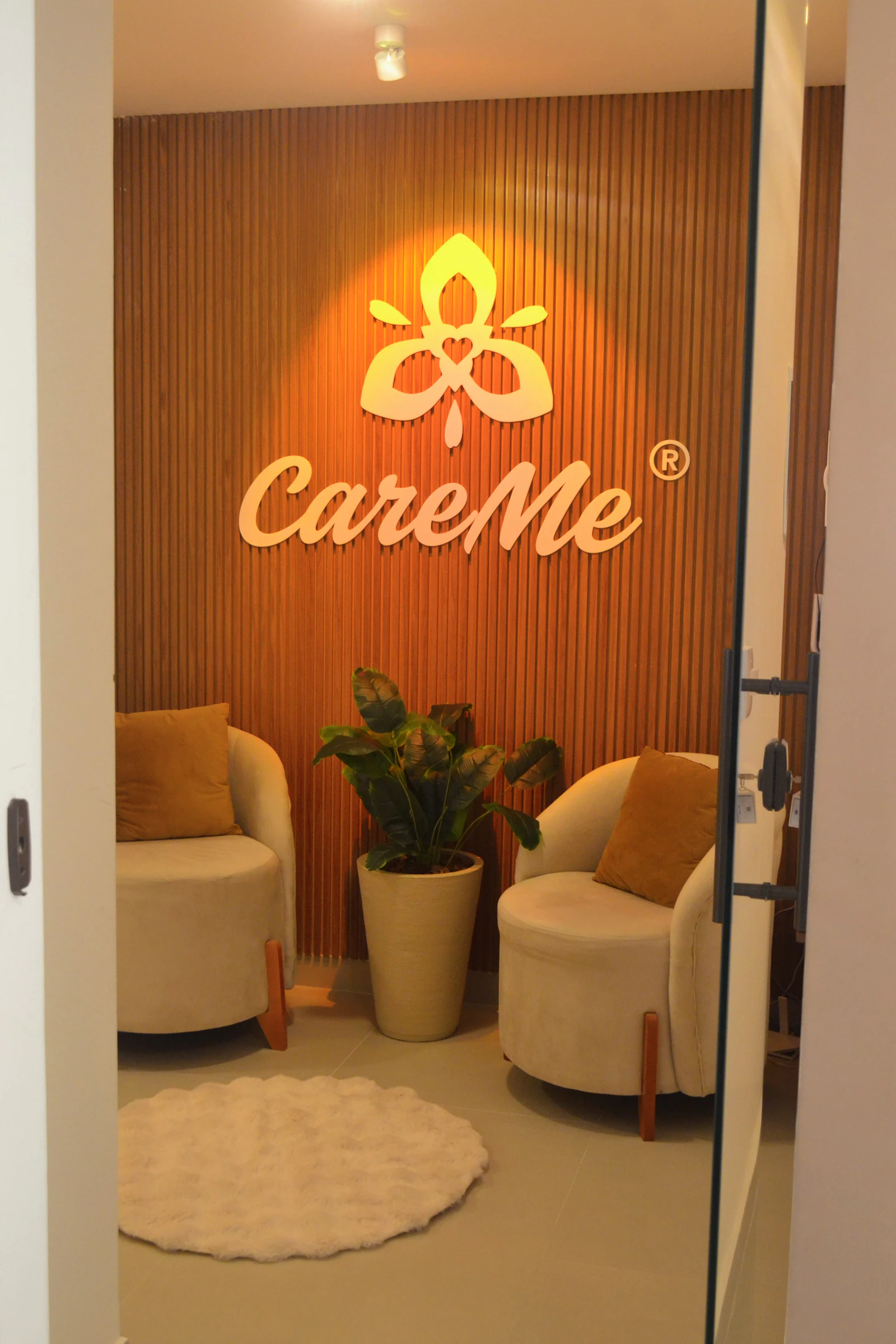 Comfortable seating in a medical office waiting area