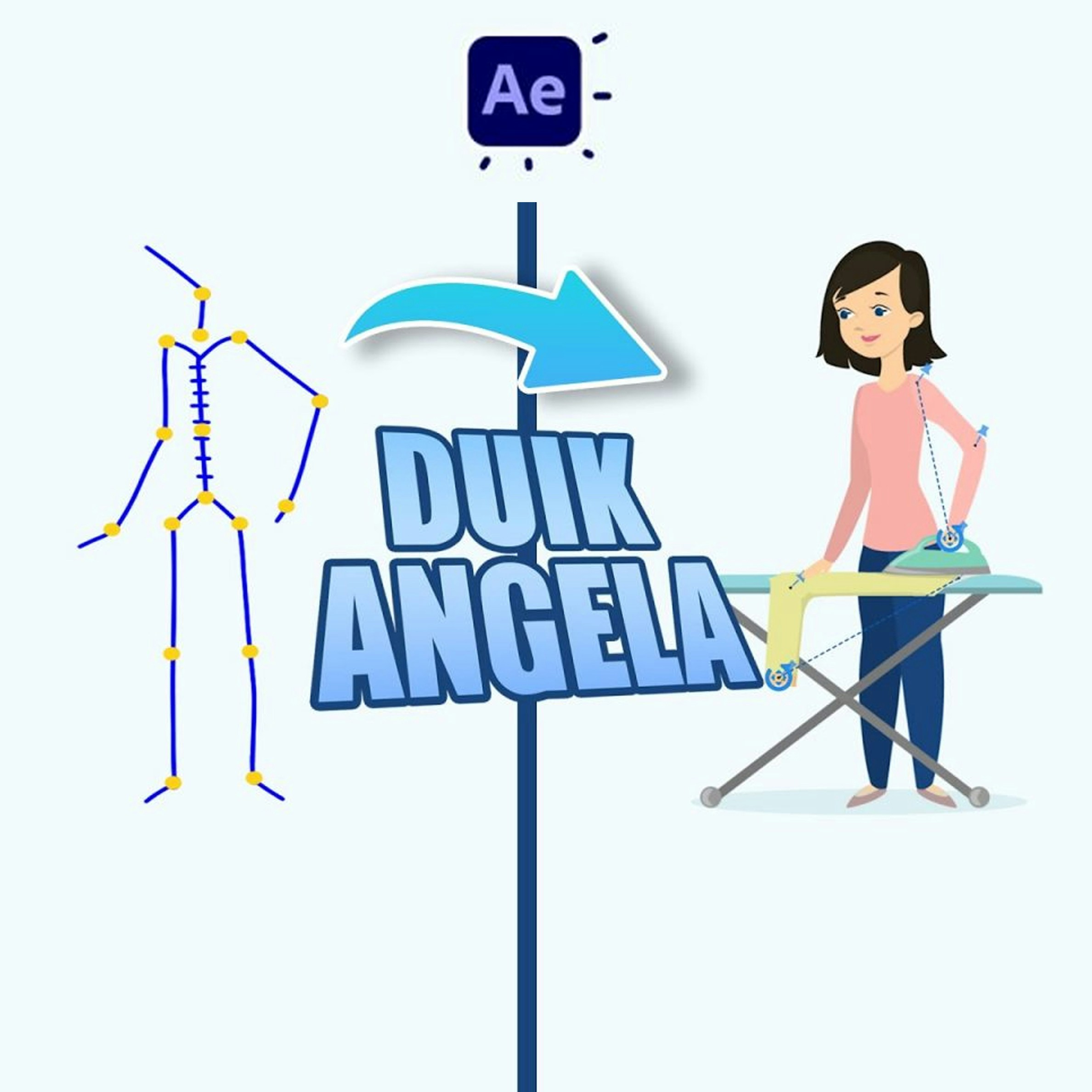 Duik - Plugin para criar esqueleto e animar personagens