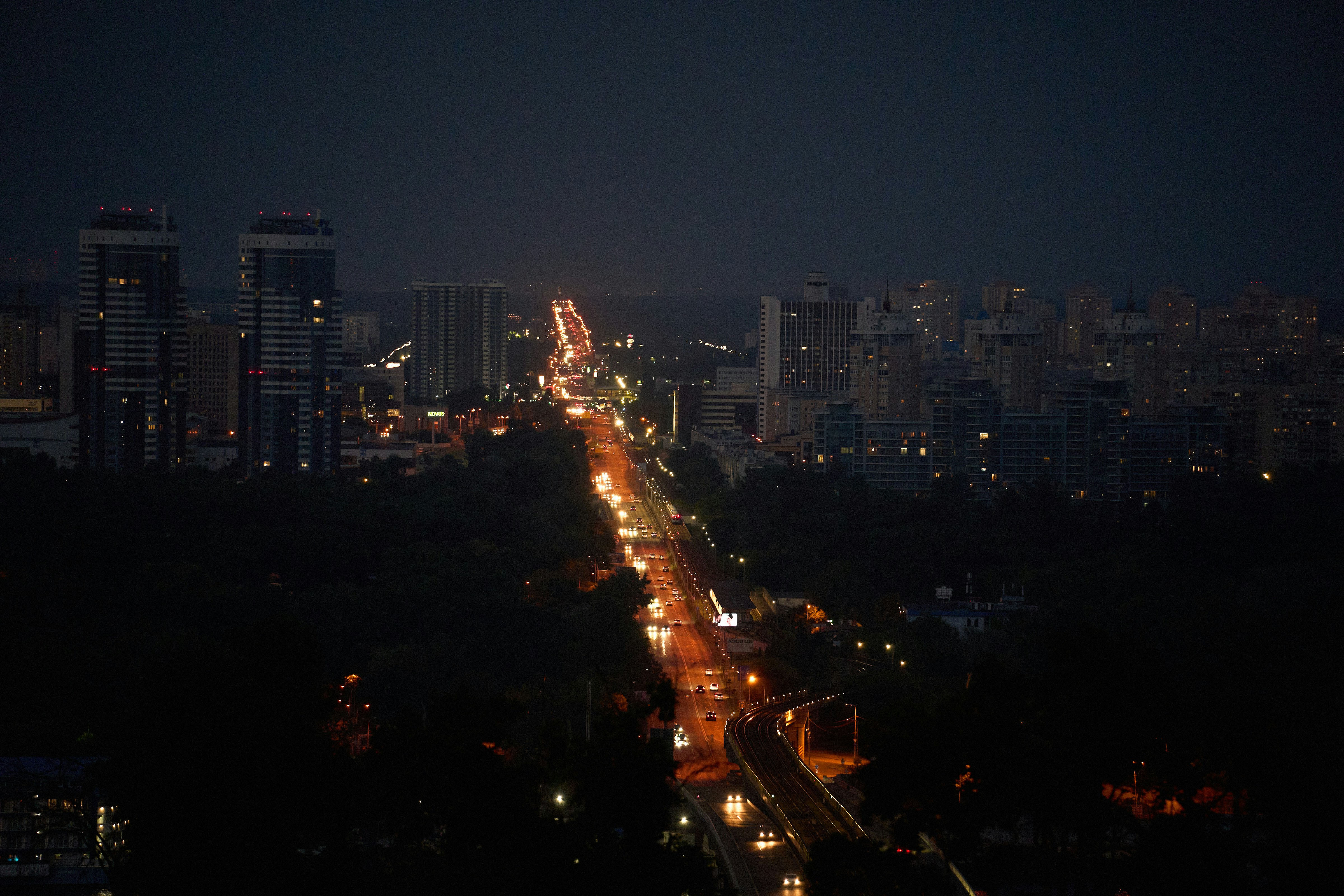 kyiv ukraine city skyline