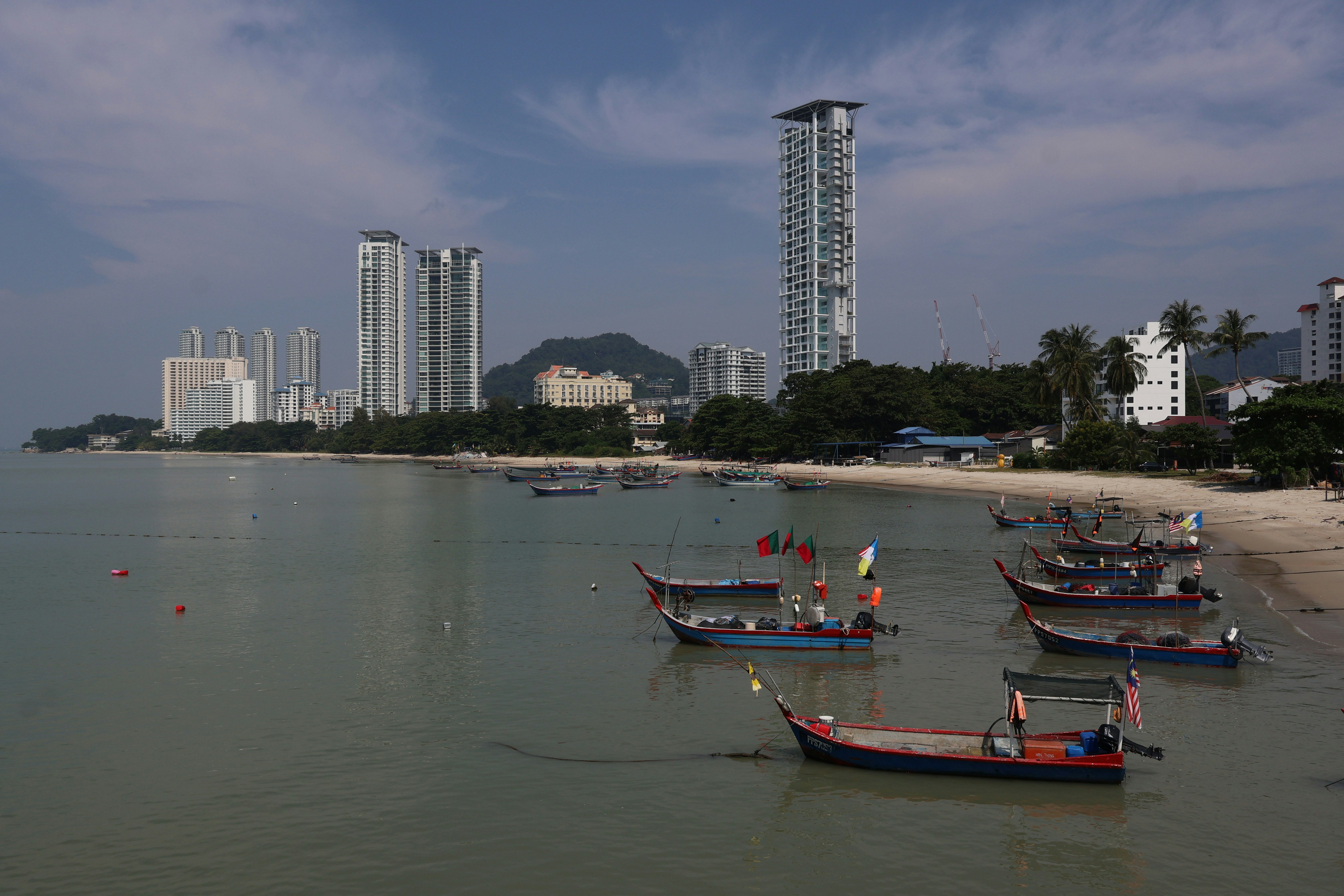 Tanjung Bungah Beach view 2