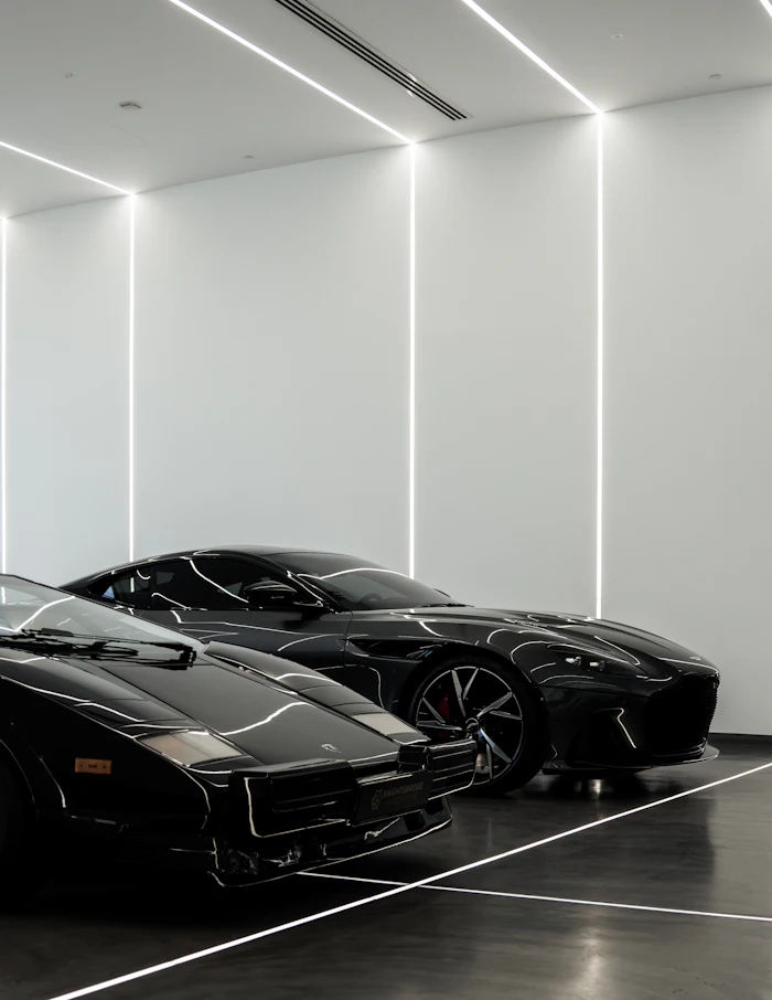 Interior del showroom