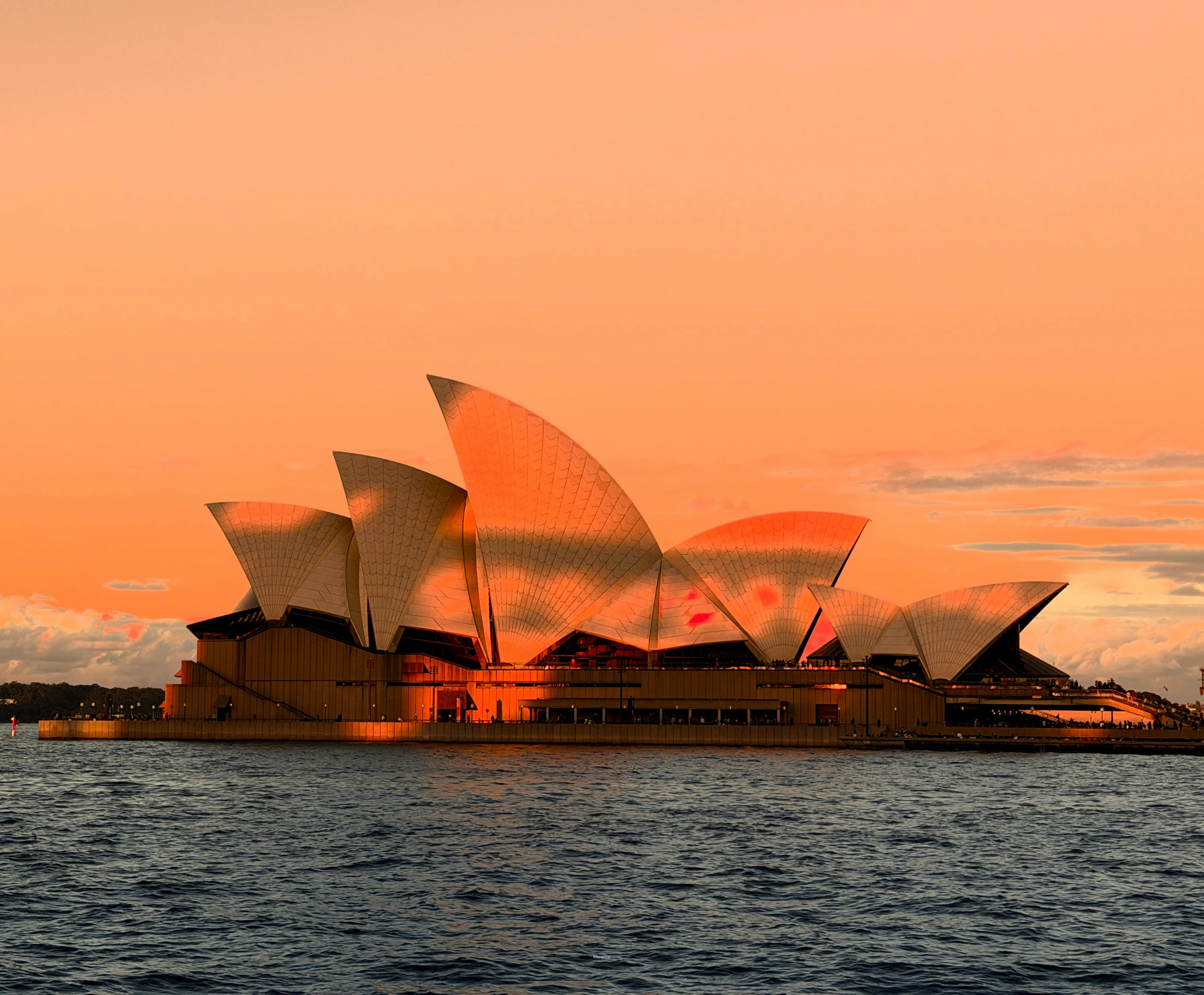 Sunset at Sydney Opera House