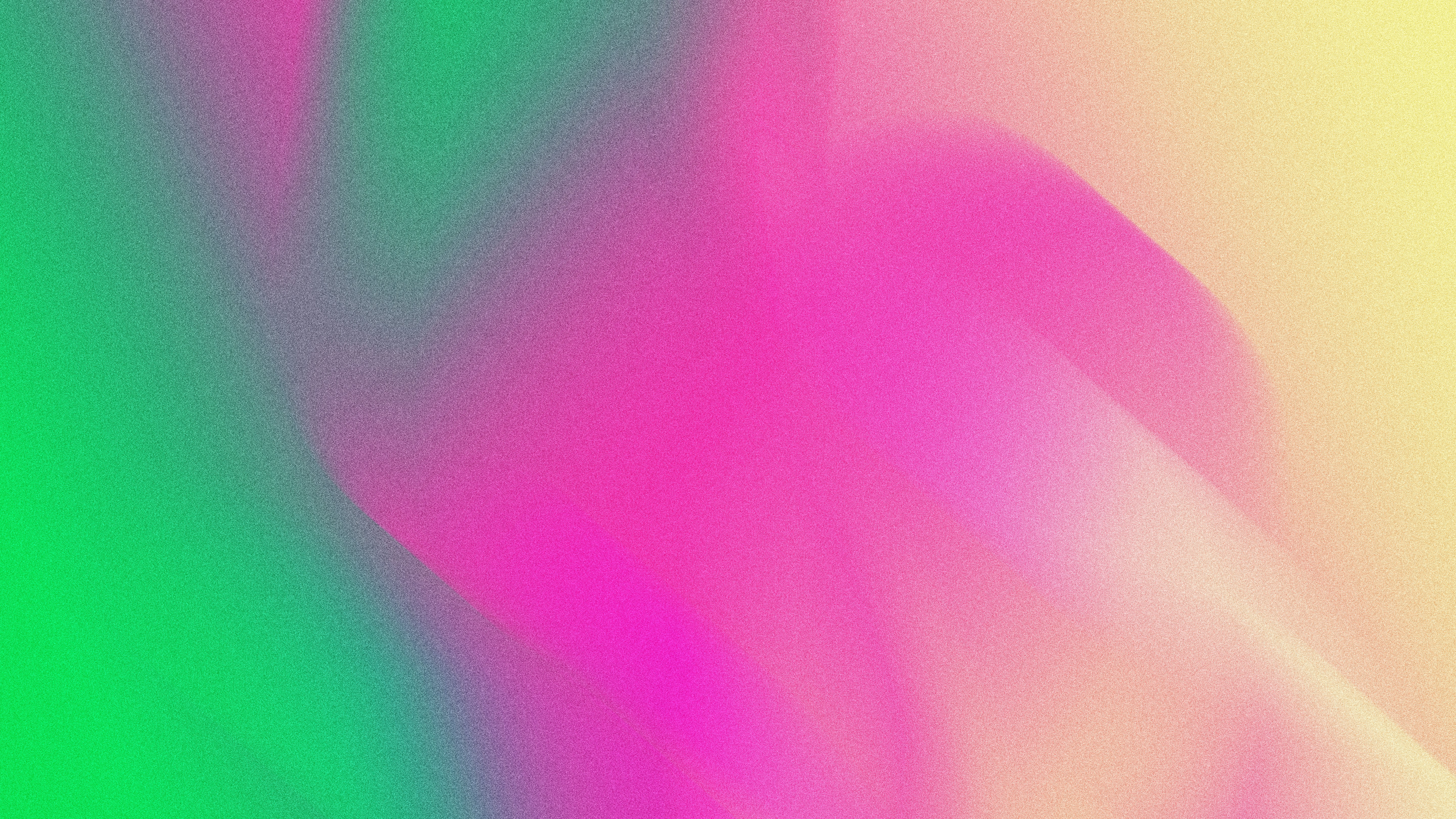 A soft gradient shifting from vibrant green to magenta and pale yellow
