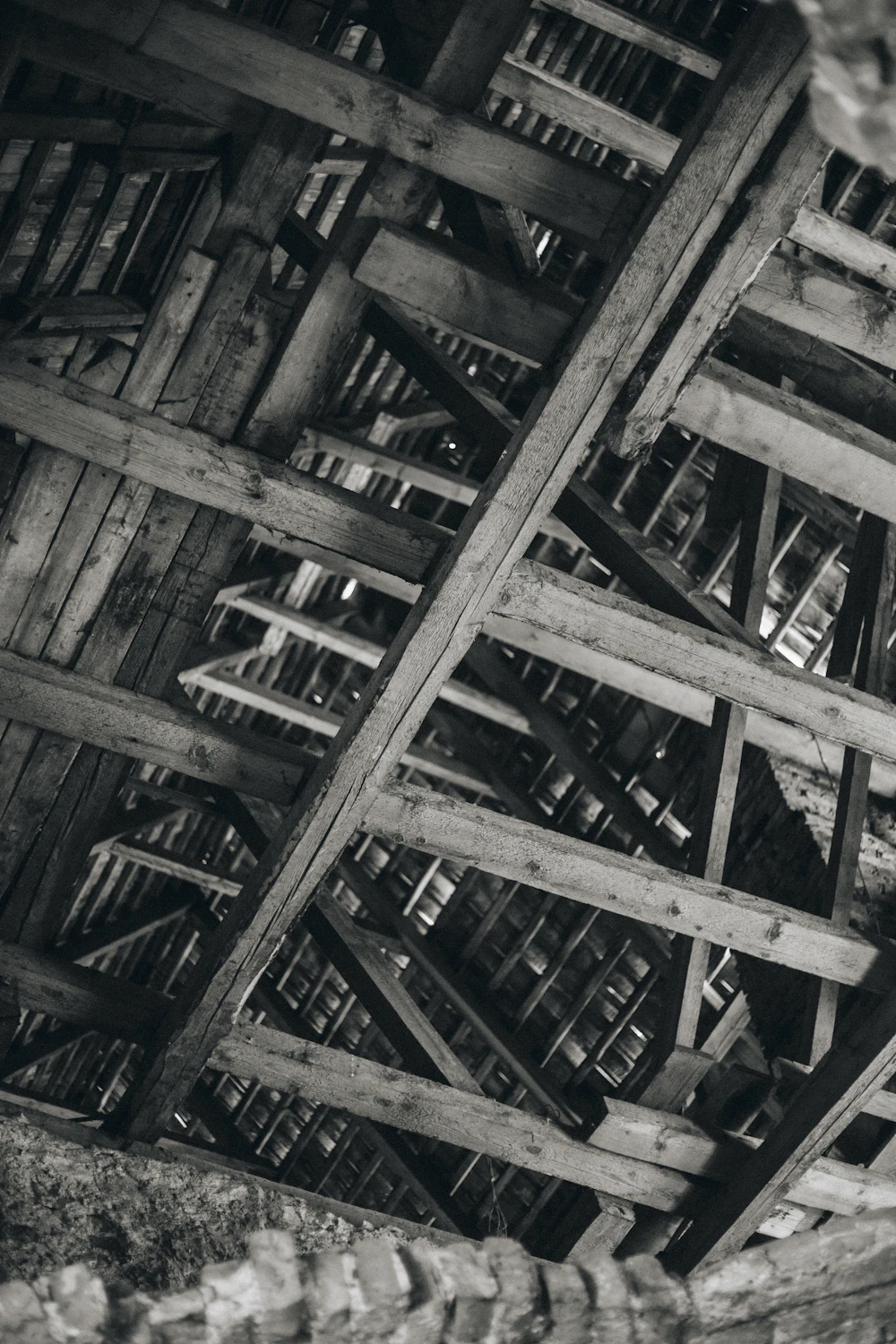 Roof rafters and purlins