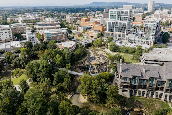 A view of Greenville, SC