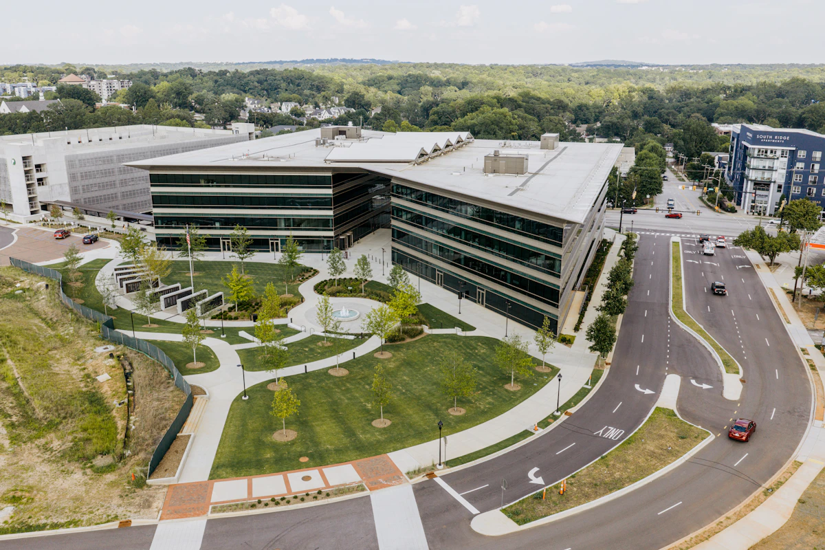 Modern commercial building