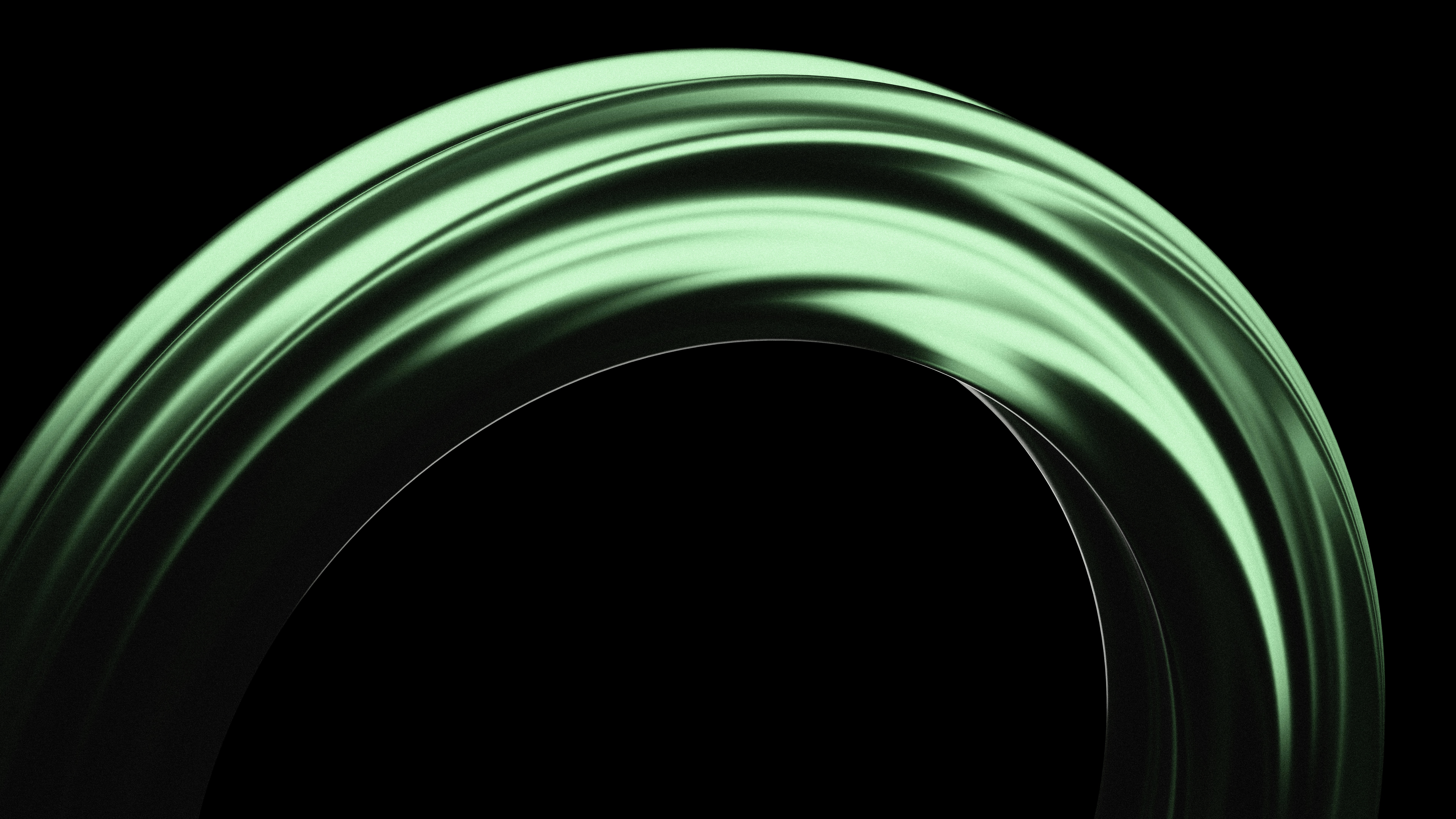Curved mint green metallic ribbon - Free Photo on Unsplash