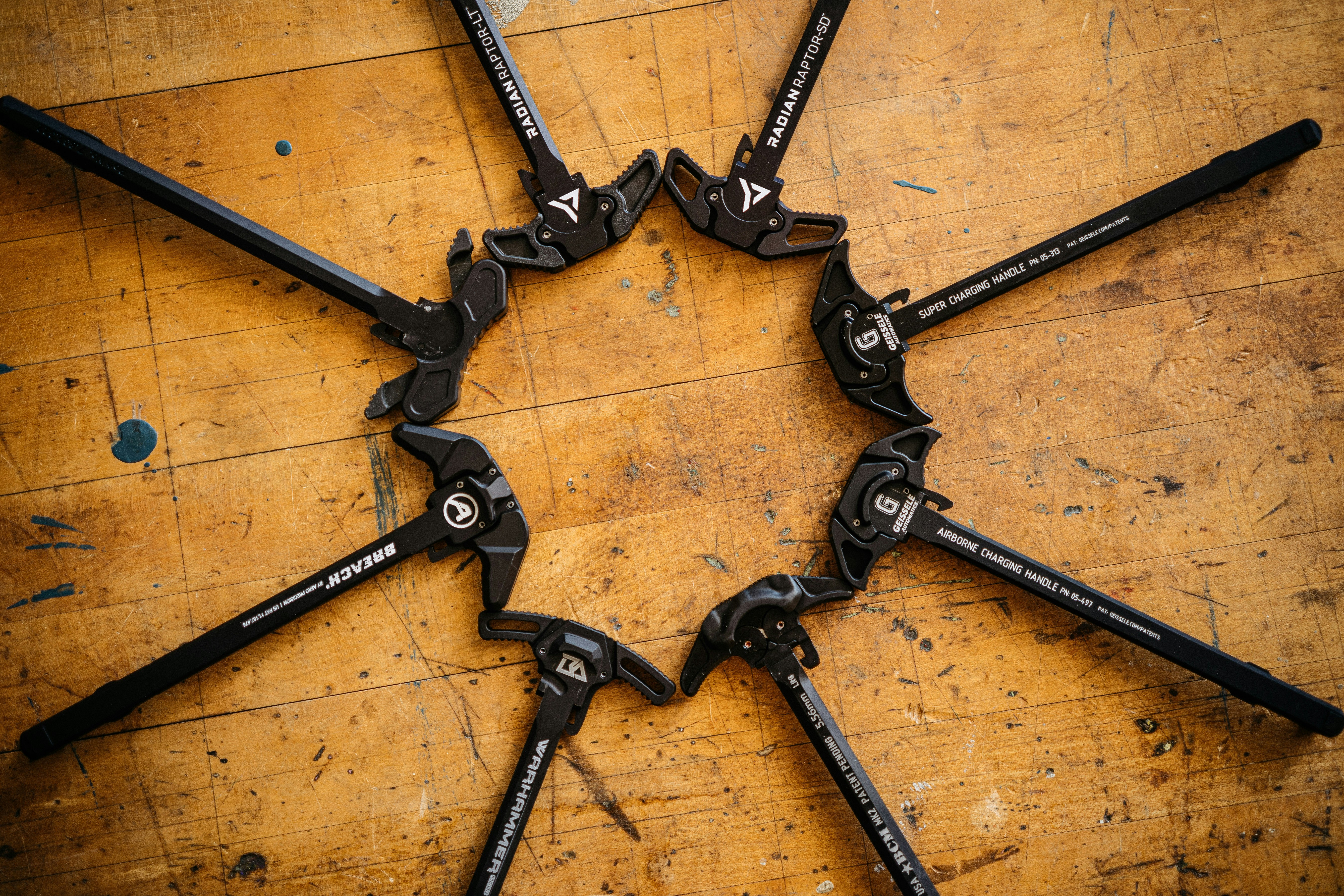 closeup spoke wrench set