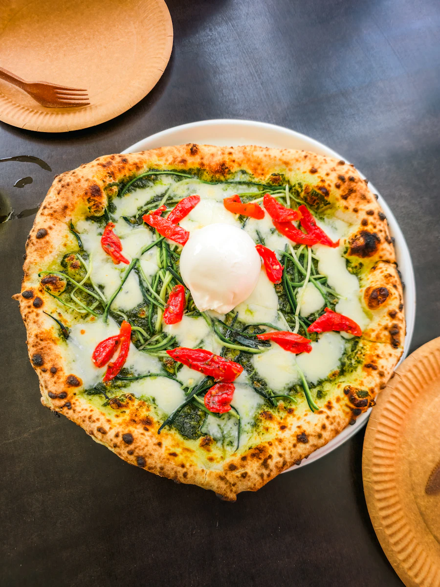 Pizza Verde Vesuvio