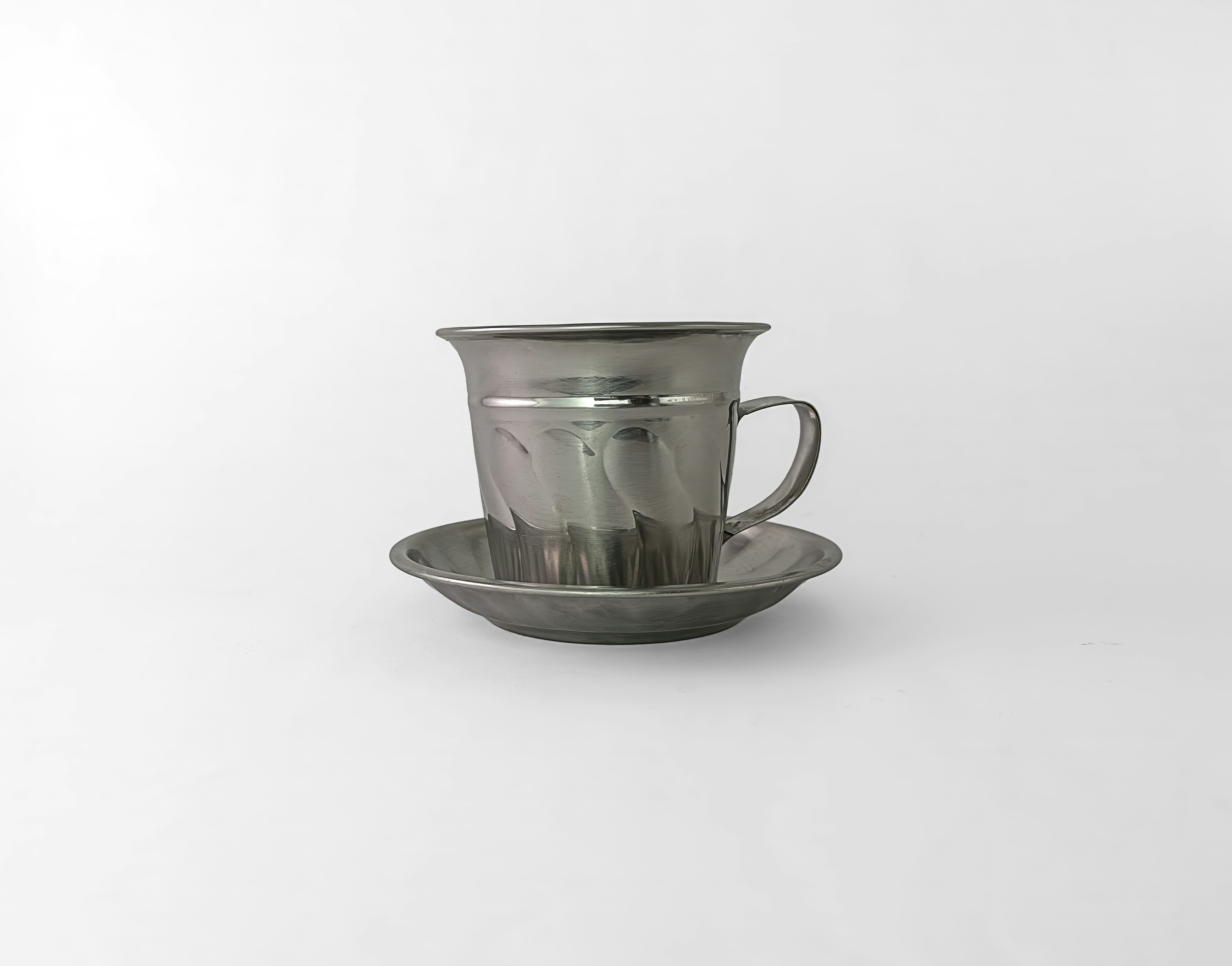 Steel tumbler and davara of South Indian filter coffee