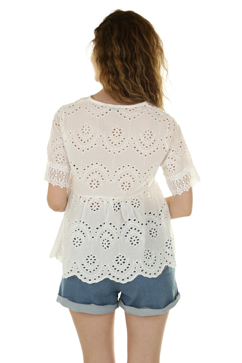 Puff Sleeve Blouse front view