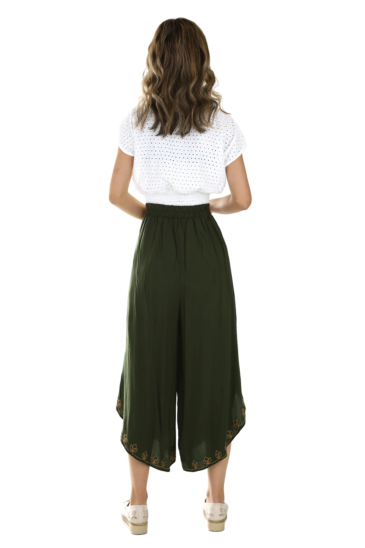 Blusa de laise com pantacourt