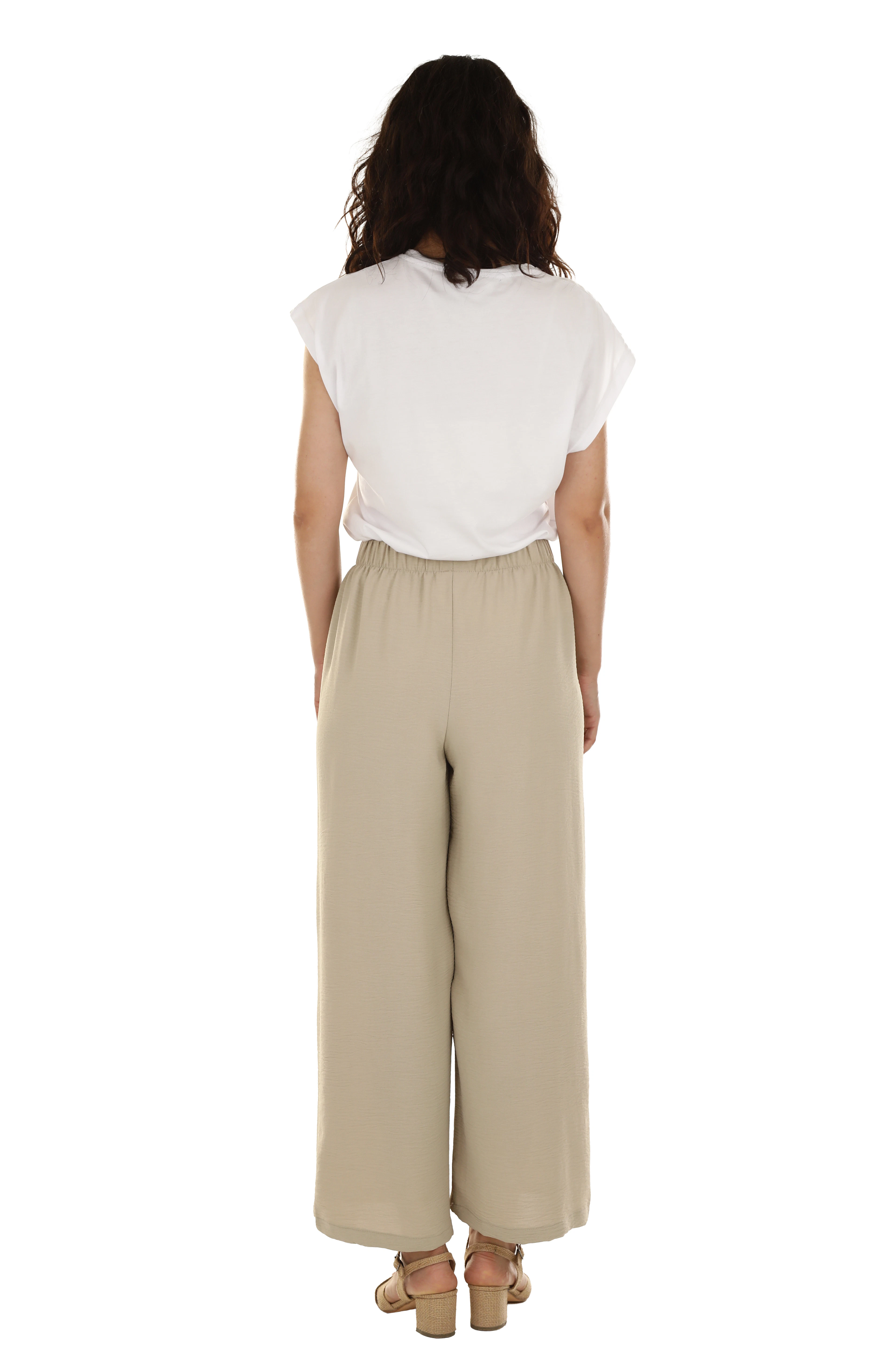 Wide-Leg Linen Pants