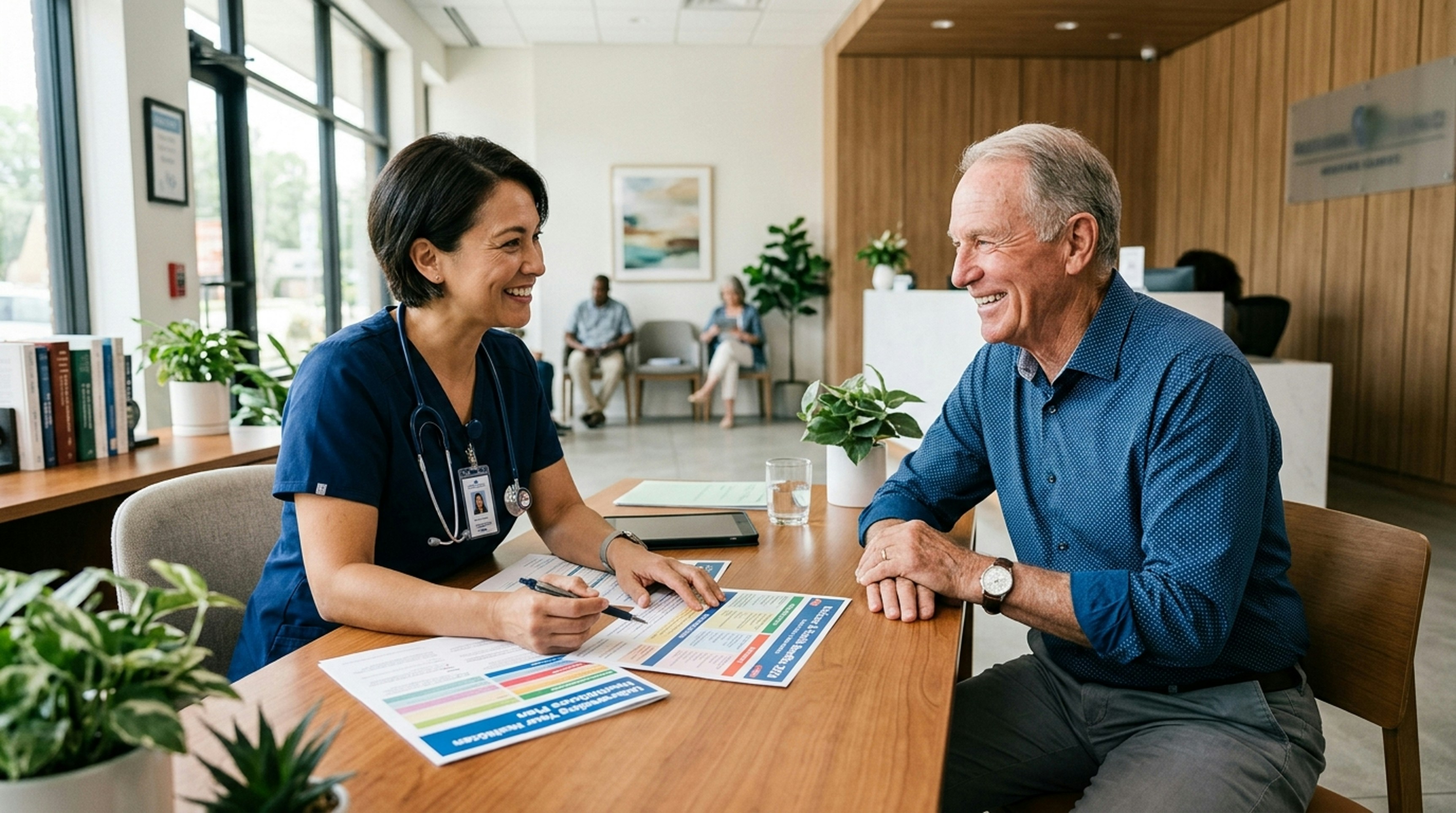 Smiling senior couple enjoying retirement outdoors with complete peace of mind