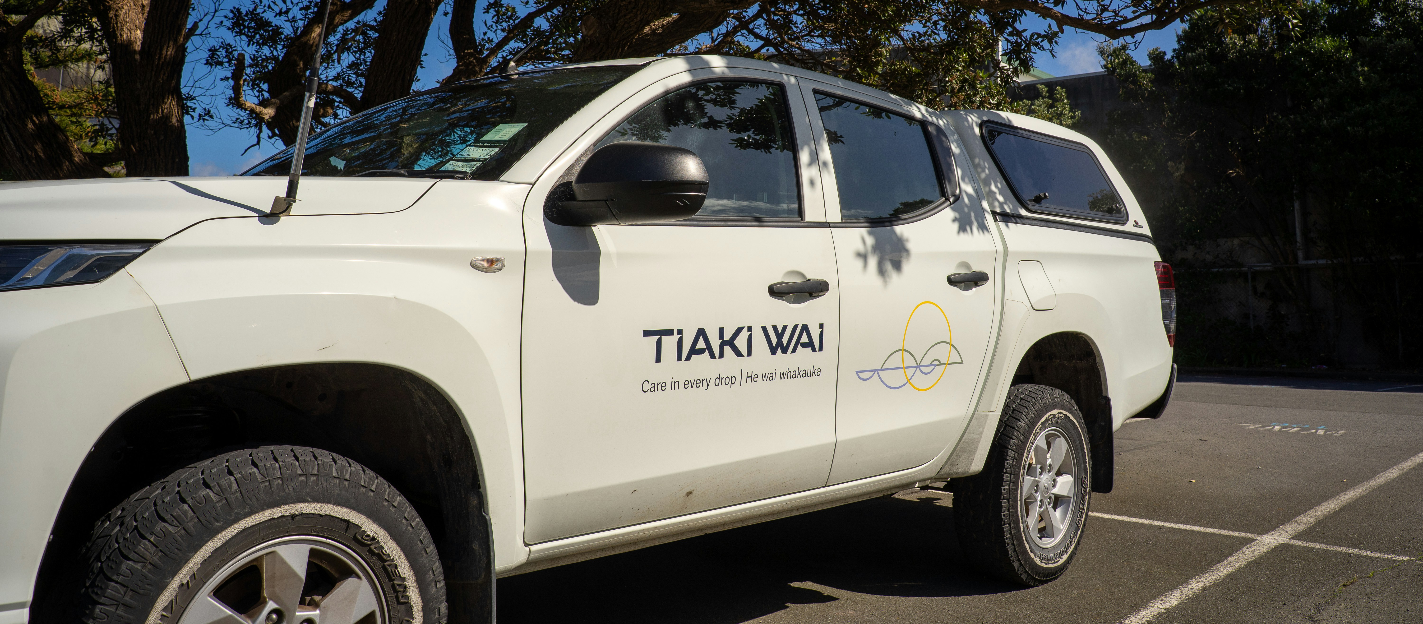 A Baker Home Services truck parked and ready for a residential service call
