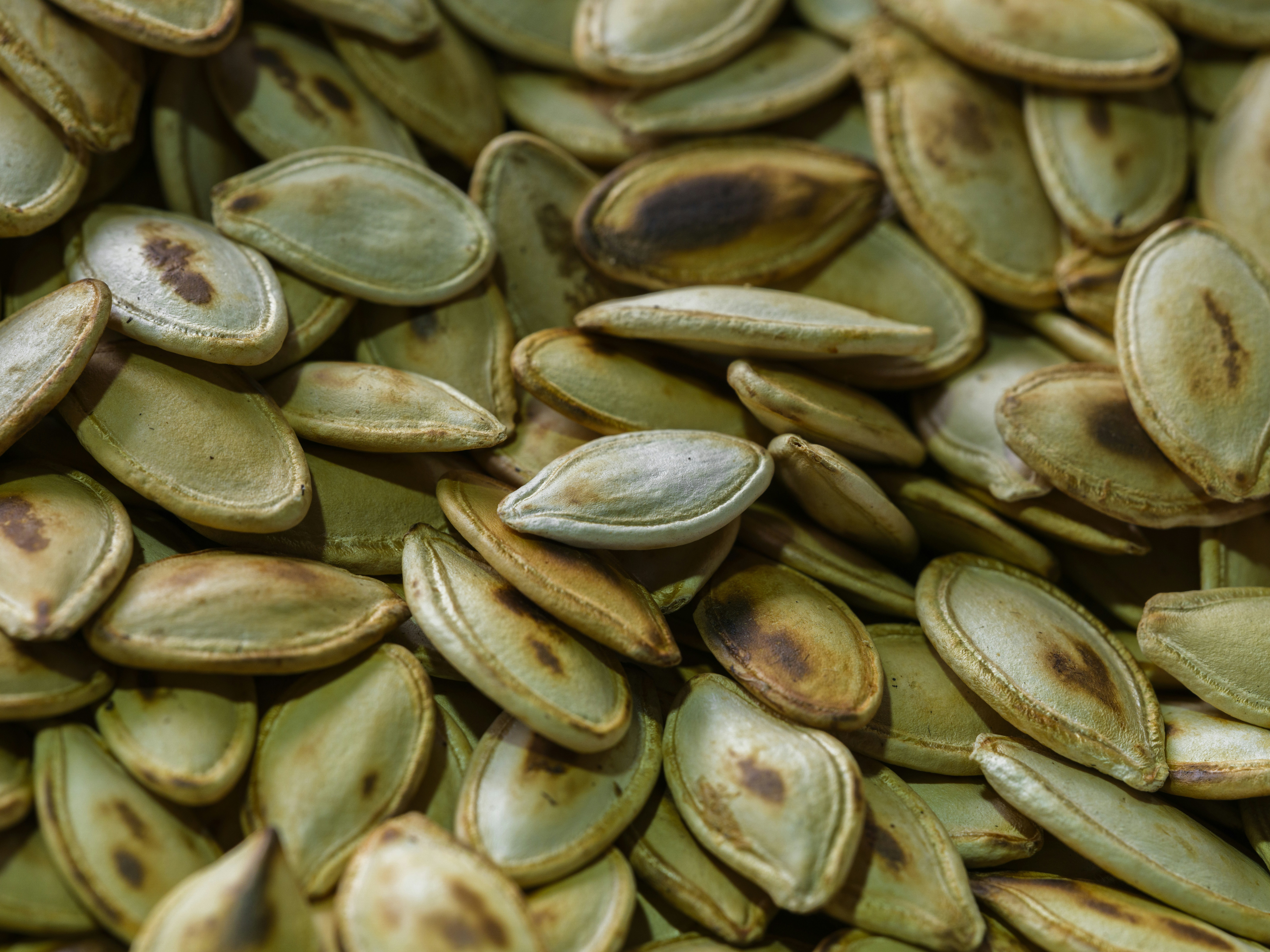 Natural pumpkin seeds at a traditional market