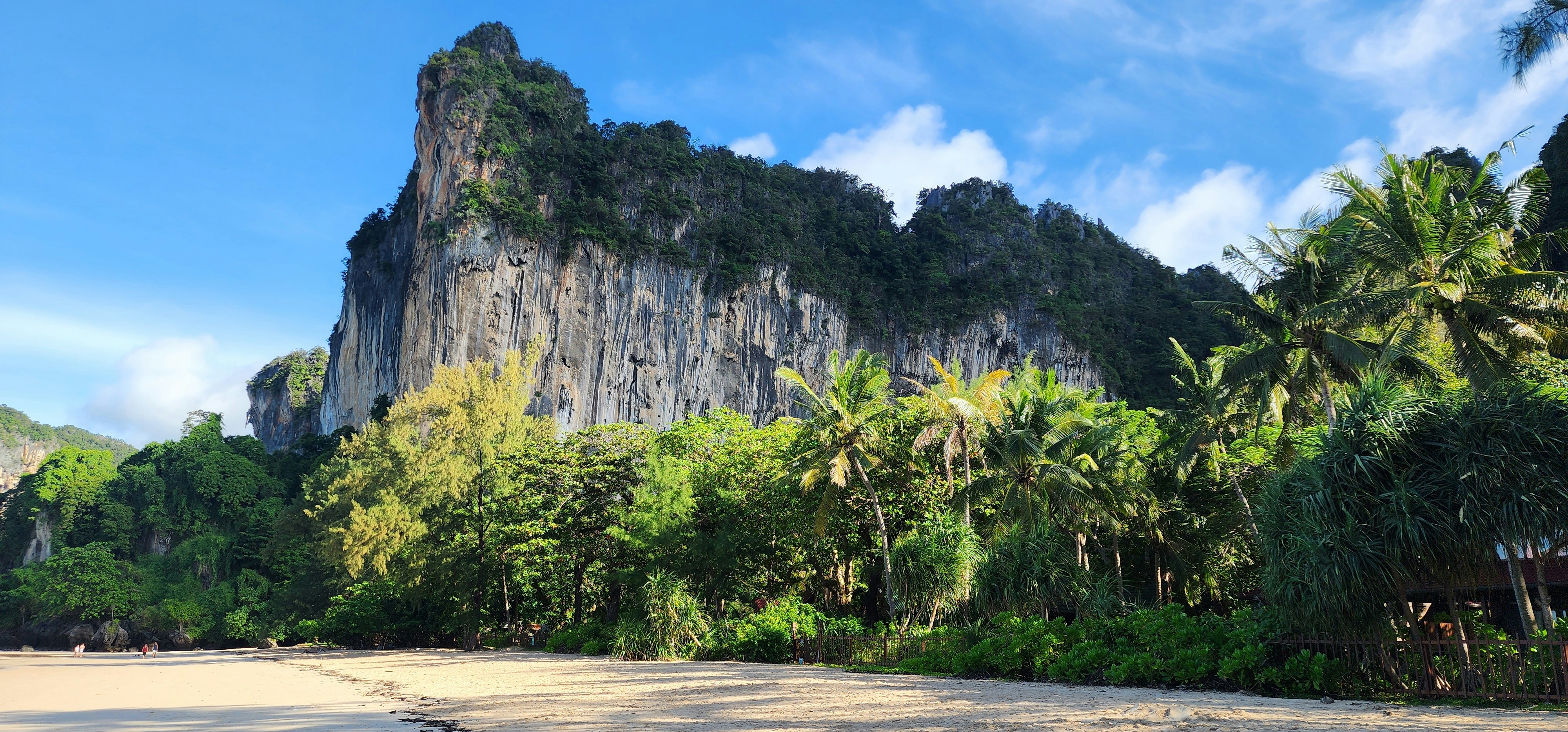 Wapienny klif krasowy w pobliżu Krabi