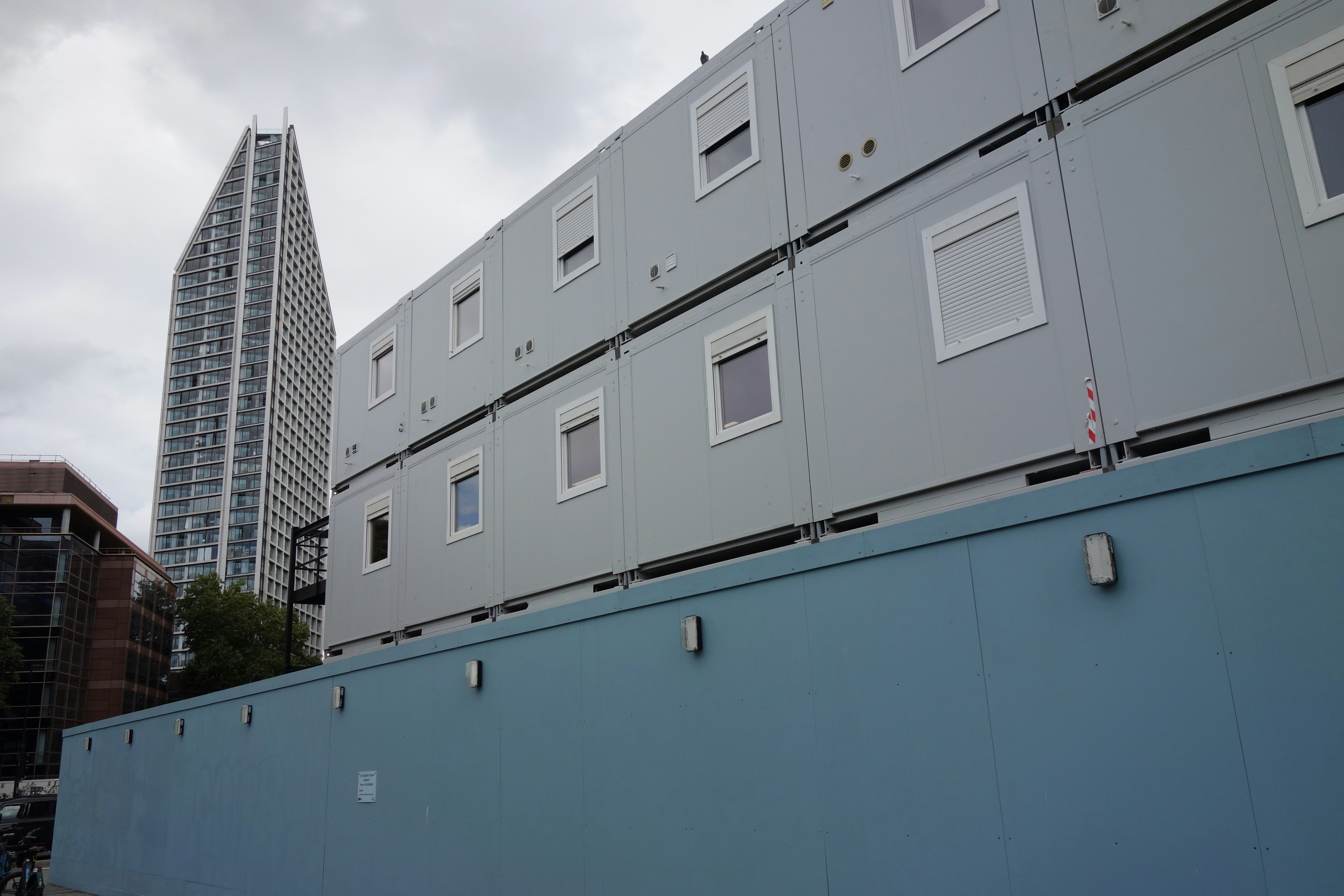 Stacked units for a larger job site
