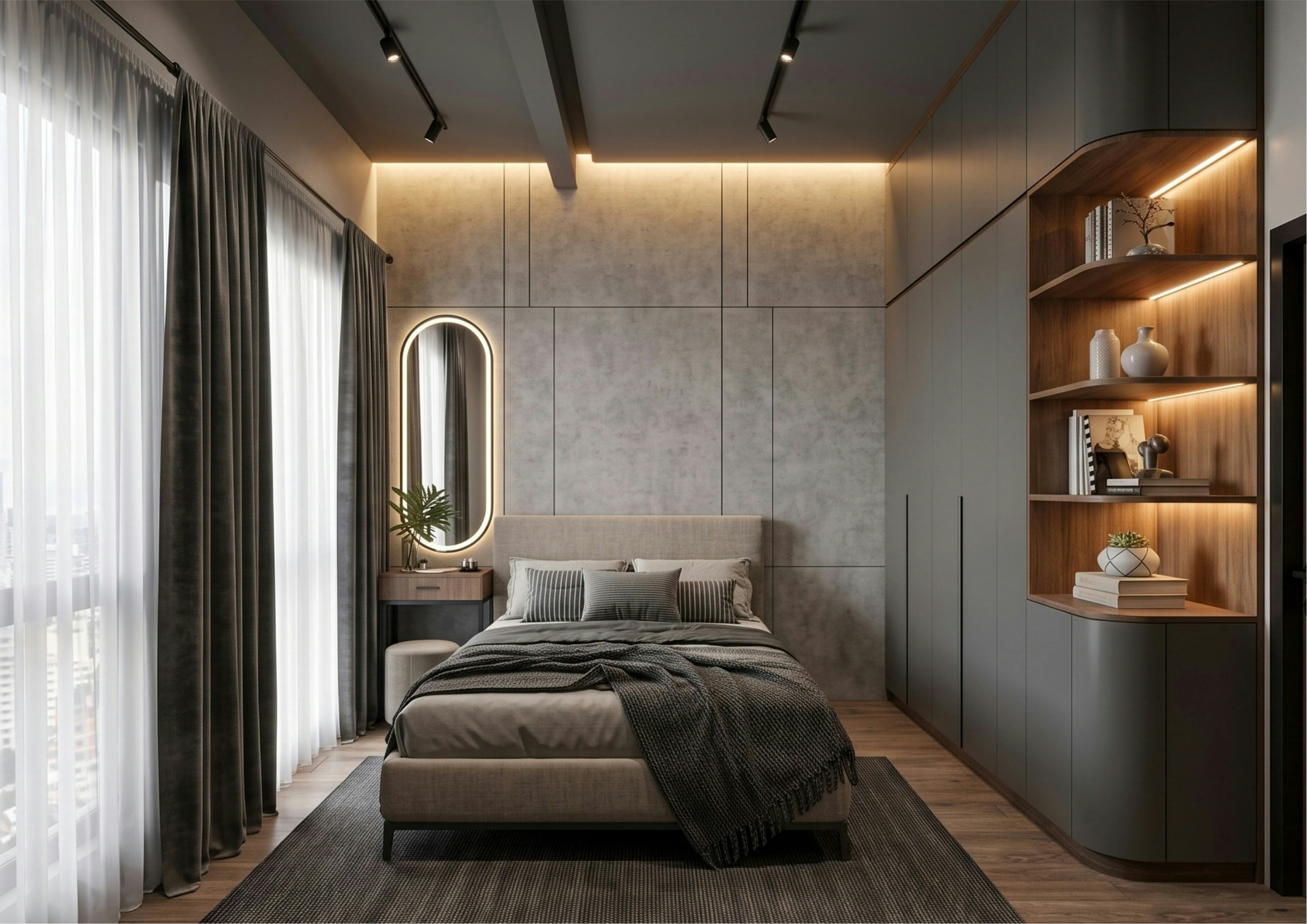 minimalist bedroom curtains, wallpaper, Best Minimalist Curtains for Master Bedroom: 2024 Guide 2