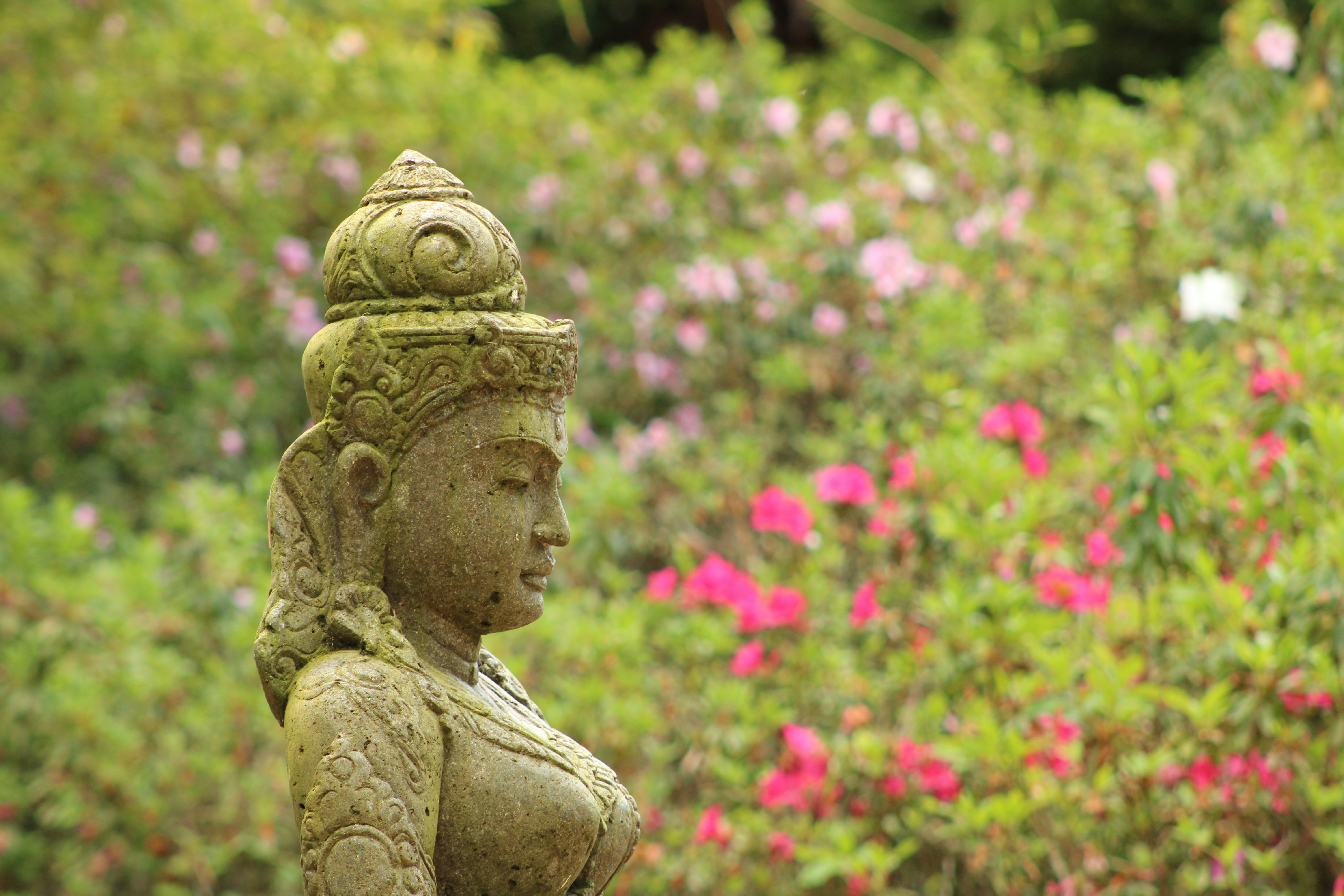 Statue de la divinité en pierre dans le jardin - Photo gratuite sur ...