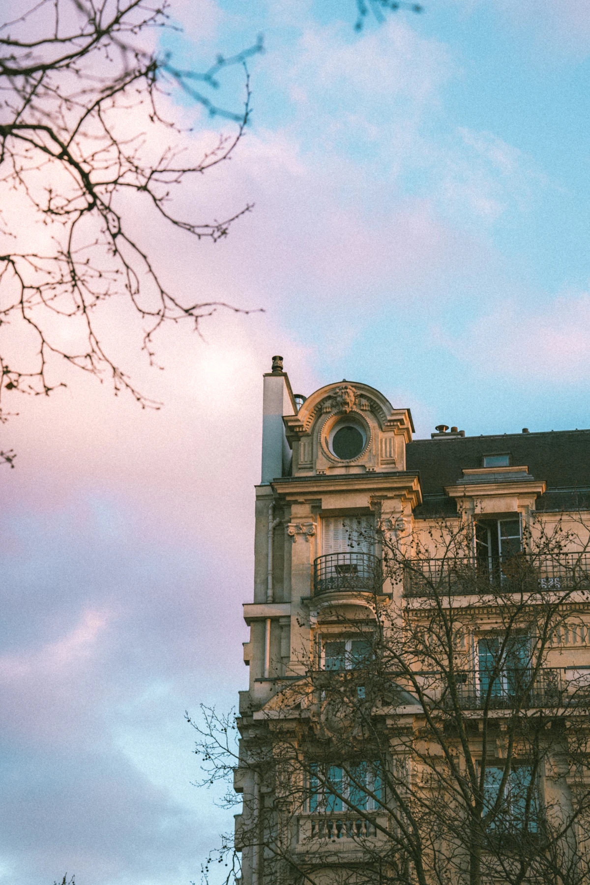 Immeuble haussmannien à Paris