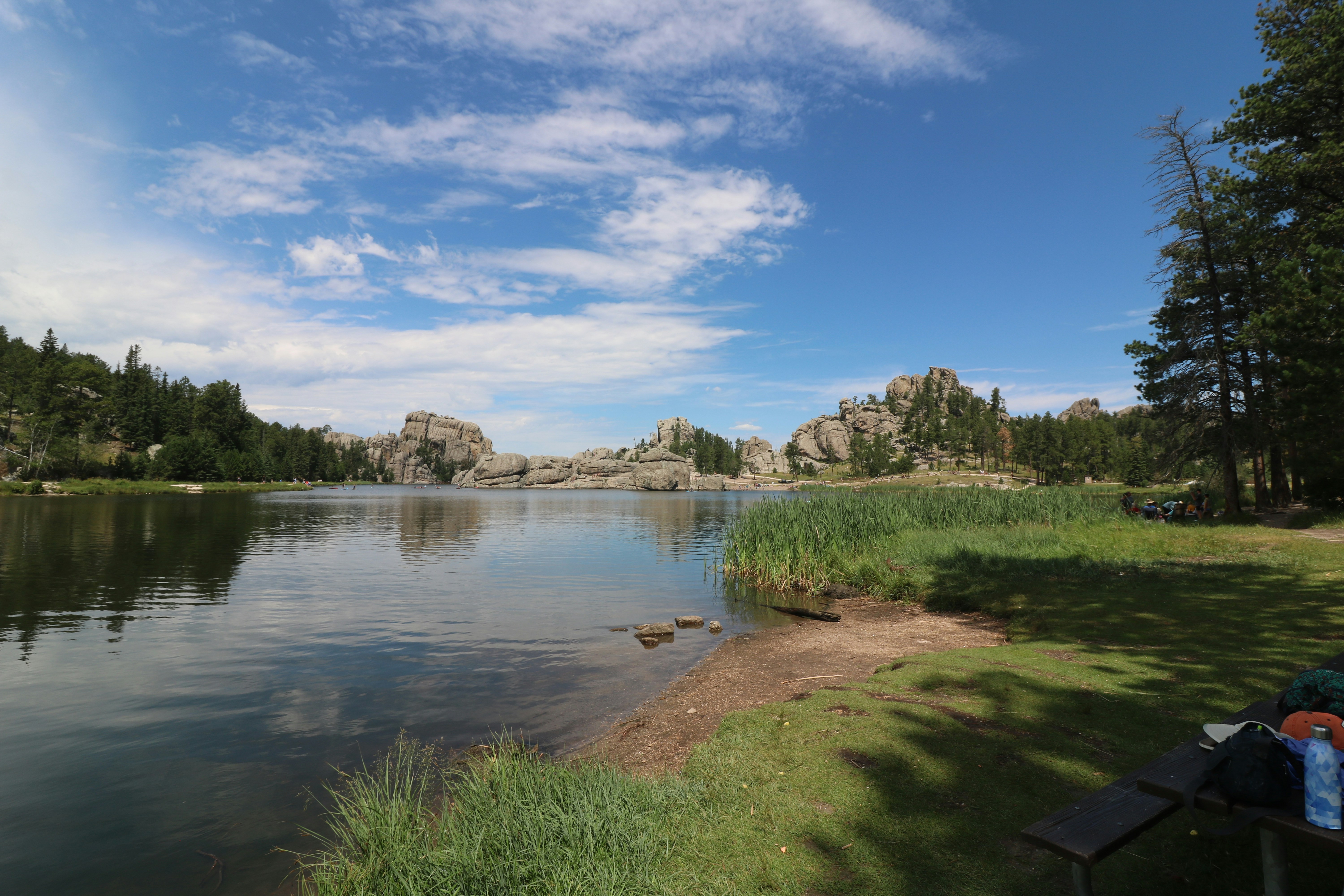 Swimming at Sylvan Lake
