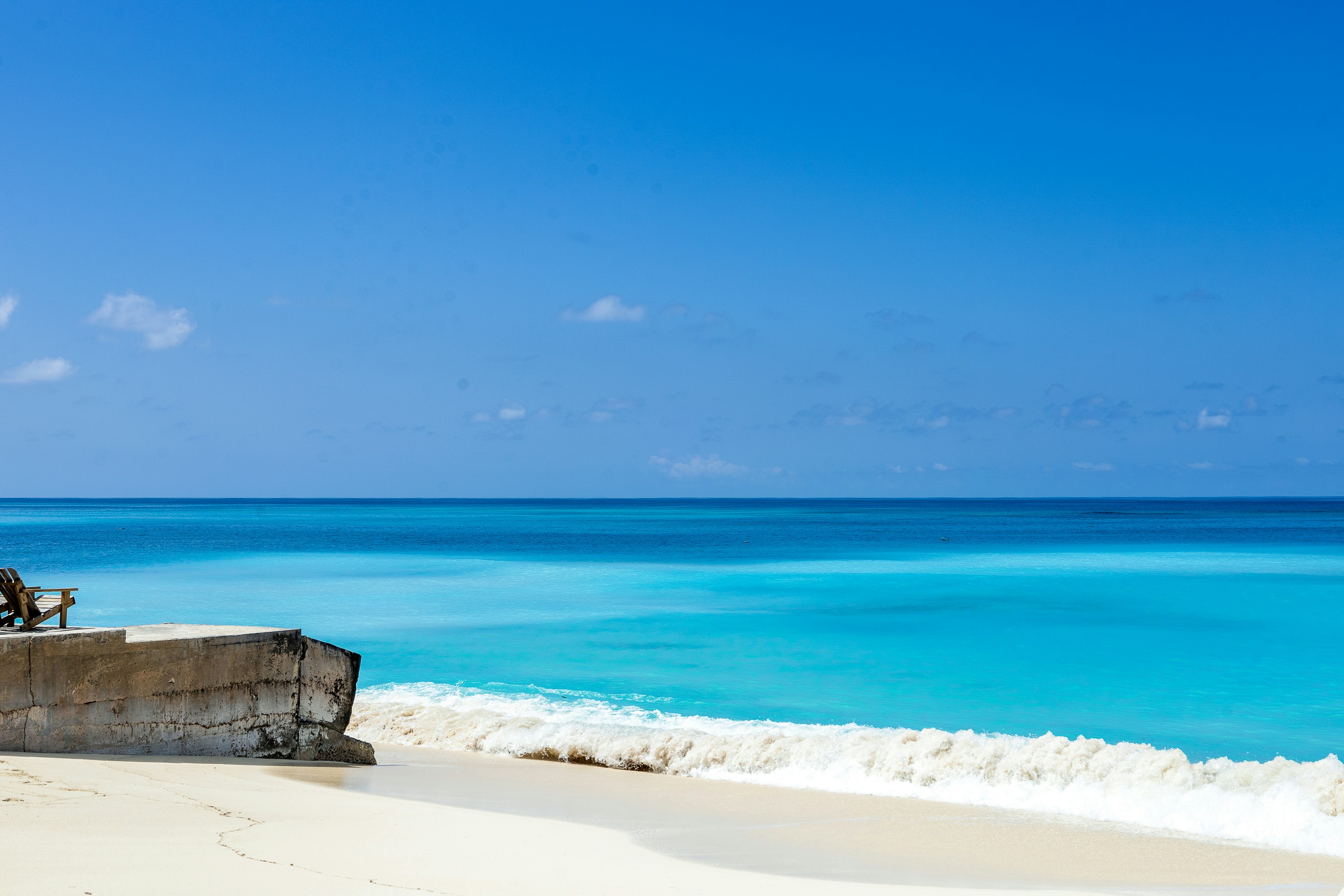 Turquoise Caribbean ocean water