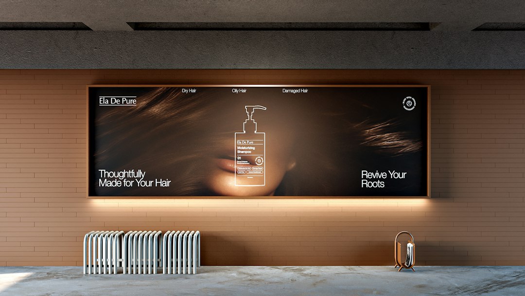 Modern premium hospitality collateral and architectural signage