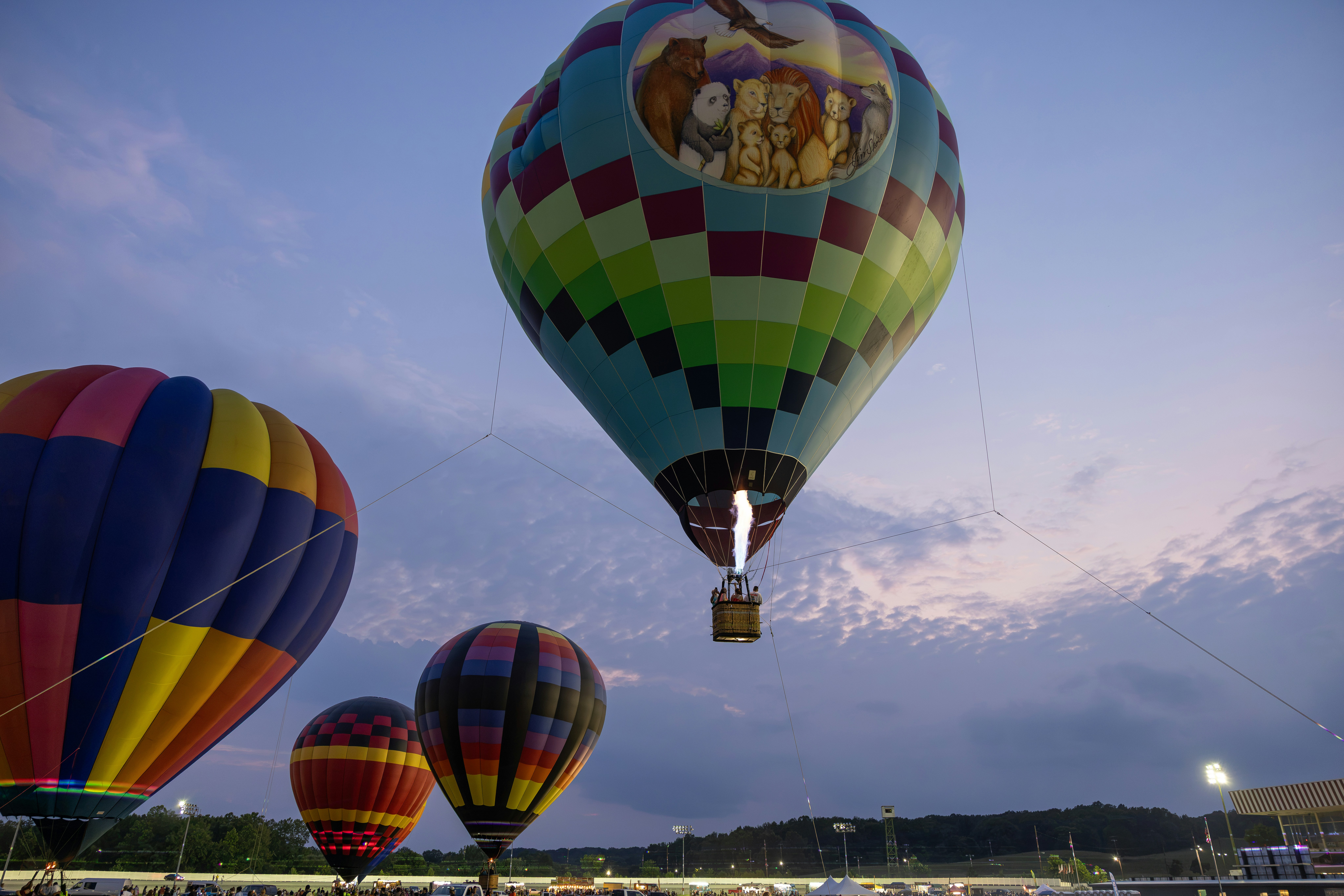 hot air balloon ride