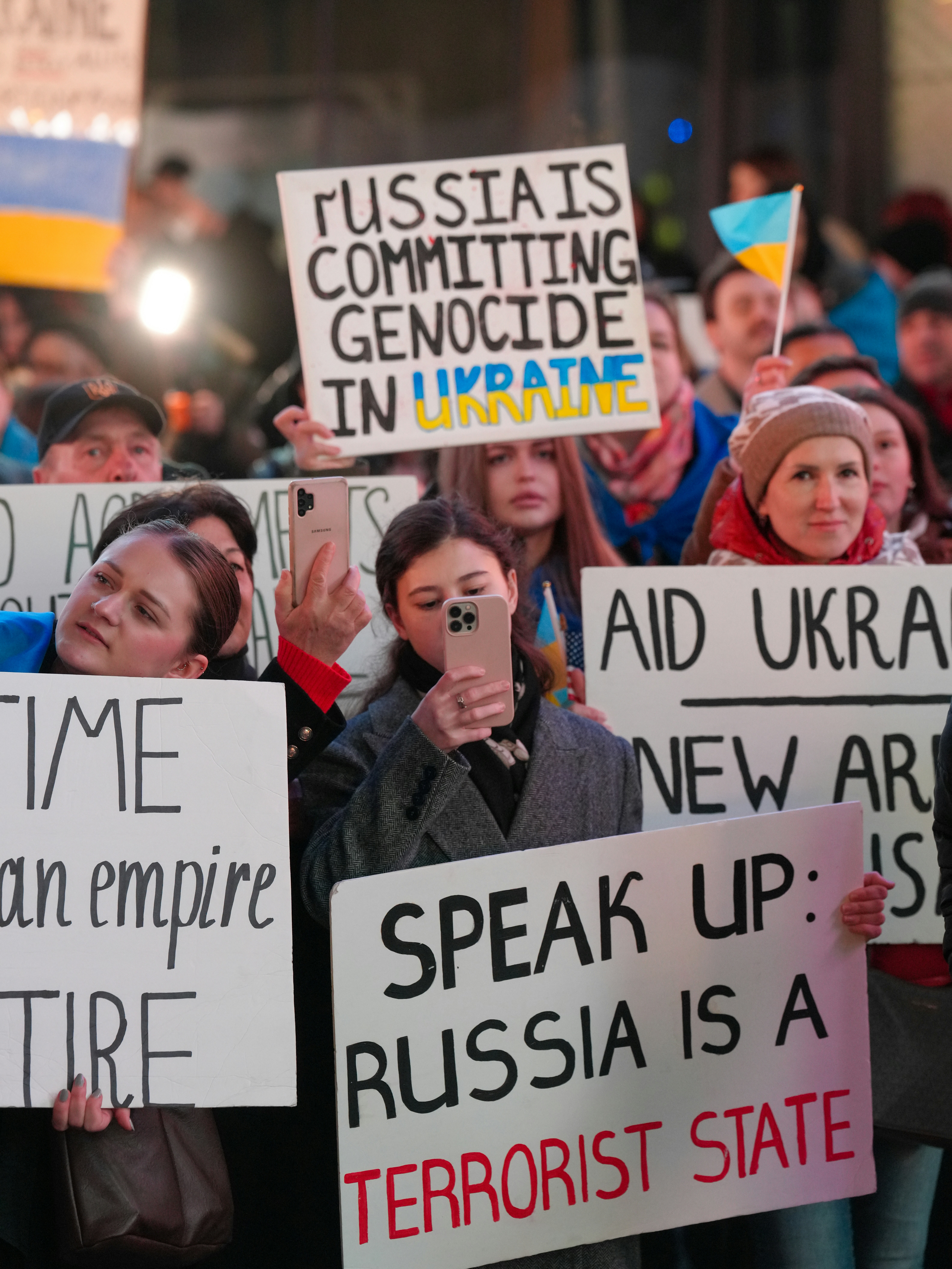 People holding protest signs at demonstration - Free Photo on Unsplash