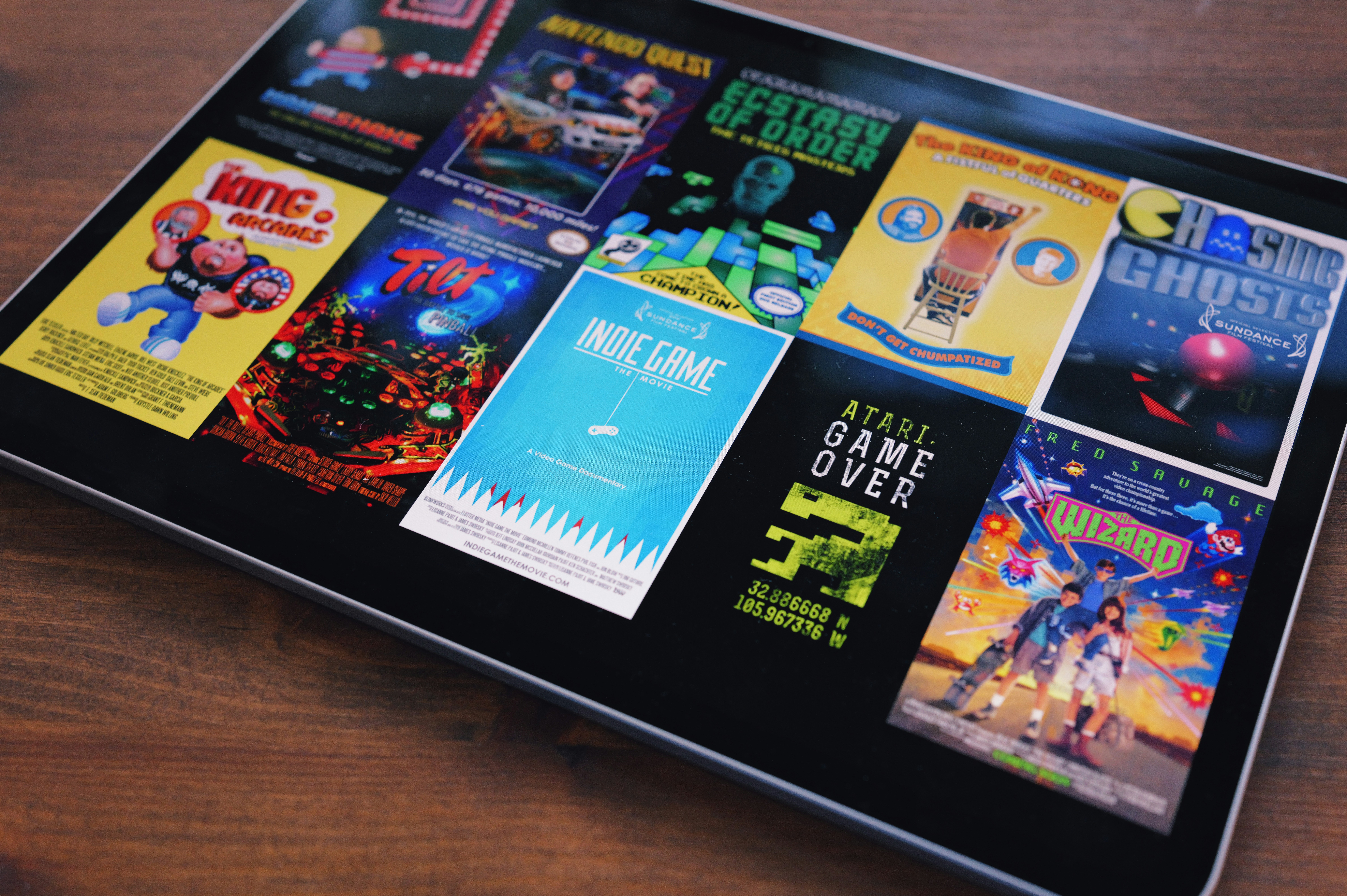Video game documentaries on iPad